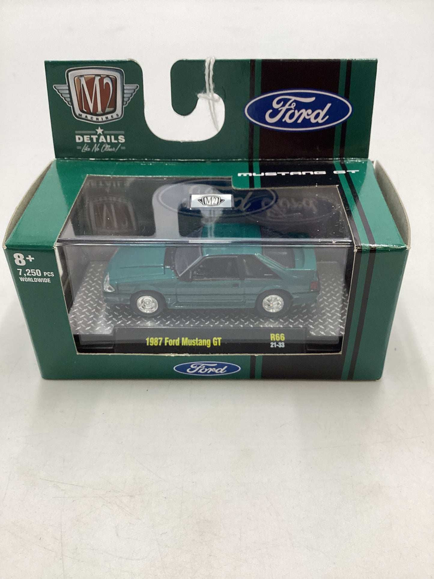 M2 Machines 1987 Ford Mustang GT Green R66