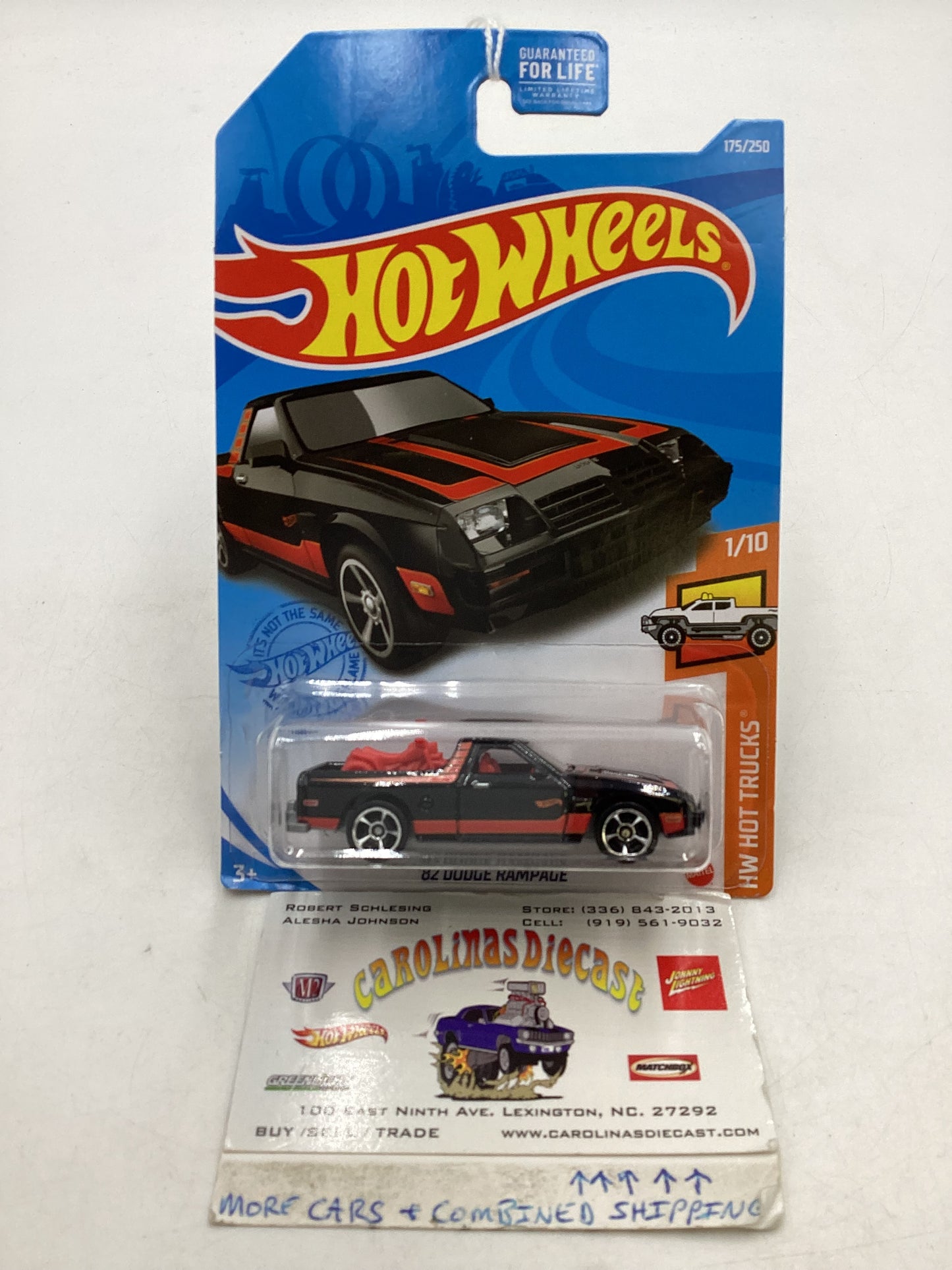 2021 Hot Wheels #175 82 Dodge Rampage Black 59i