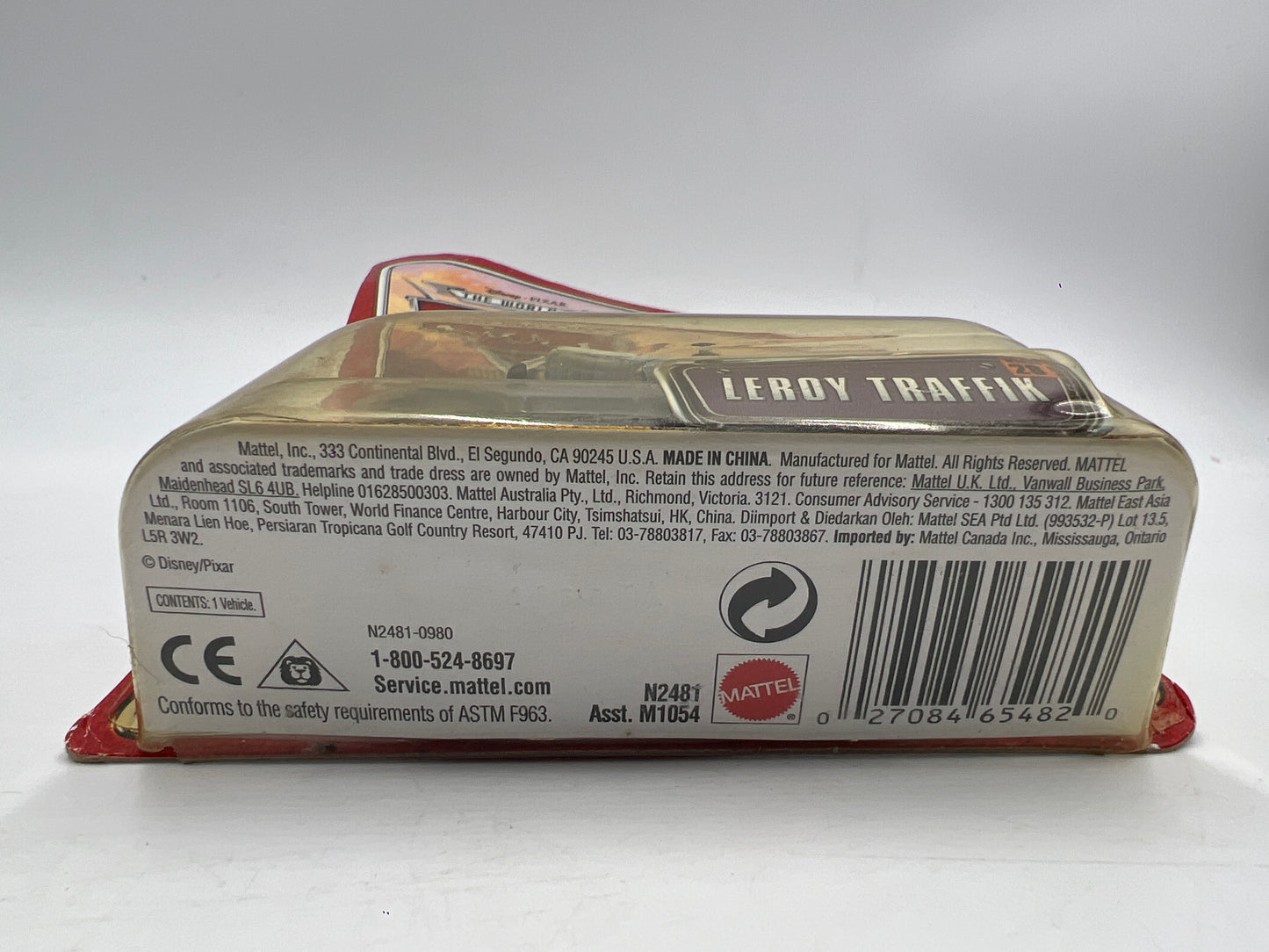 Disney Pixar The World Of Cars #28 Leroy Traffik 140B