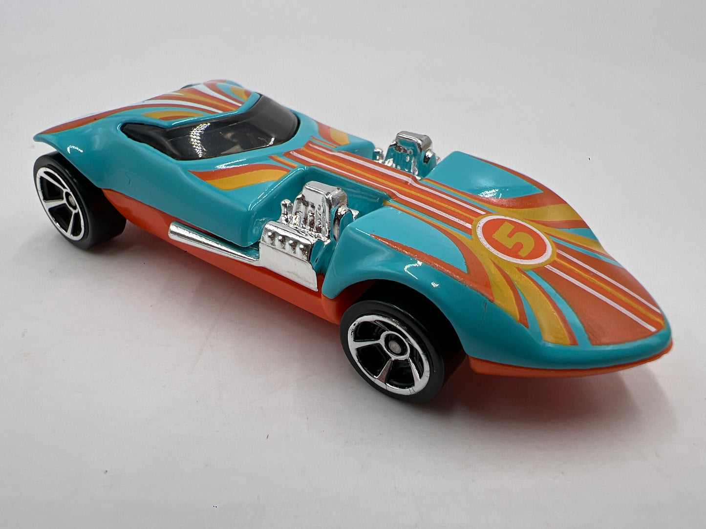 2020 Hot Wheels Mystery Models Series 2 #5 Twin Mill Light Blue