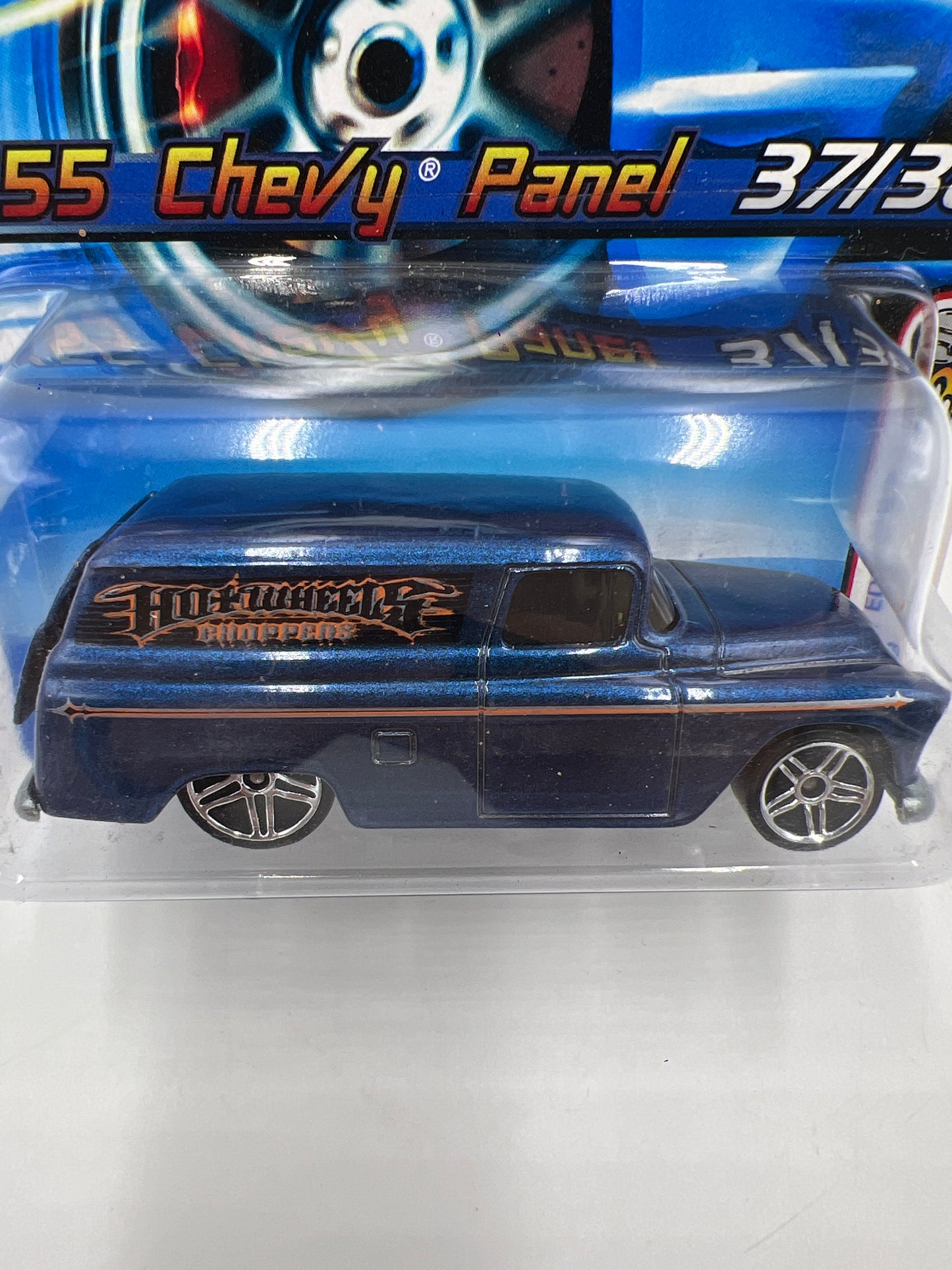 2006 Hot Wheels First Editions #037 55 Chevy Panel Blue