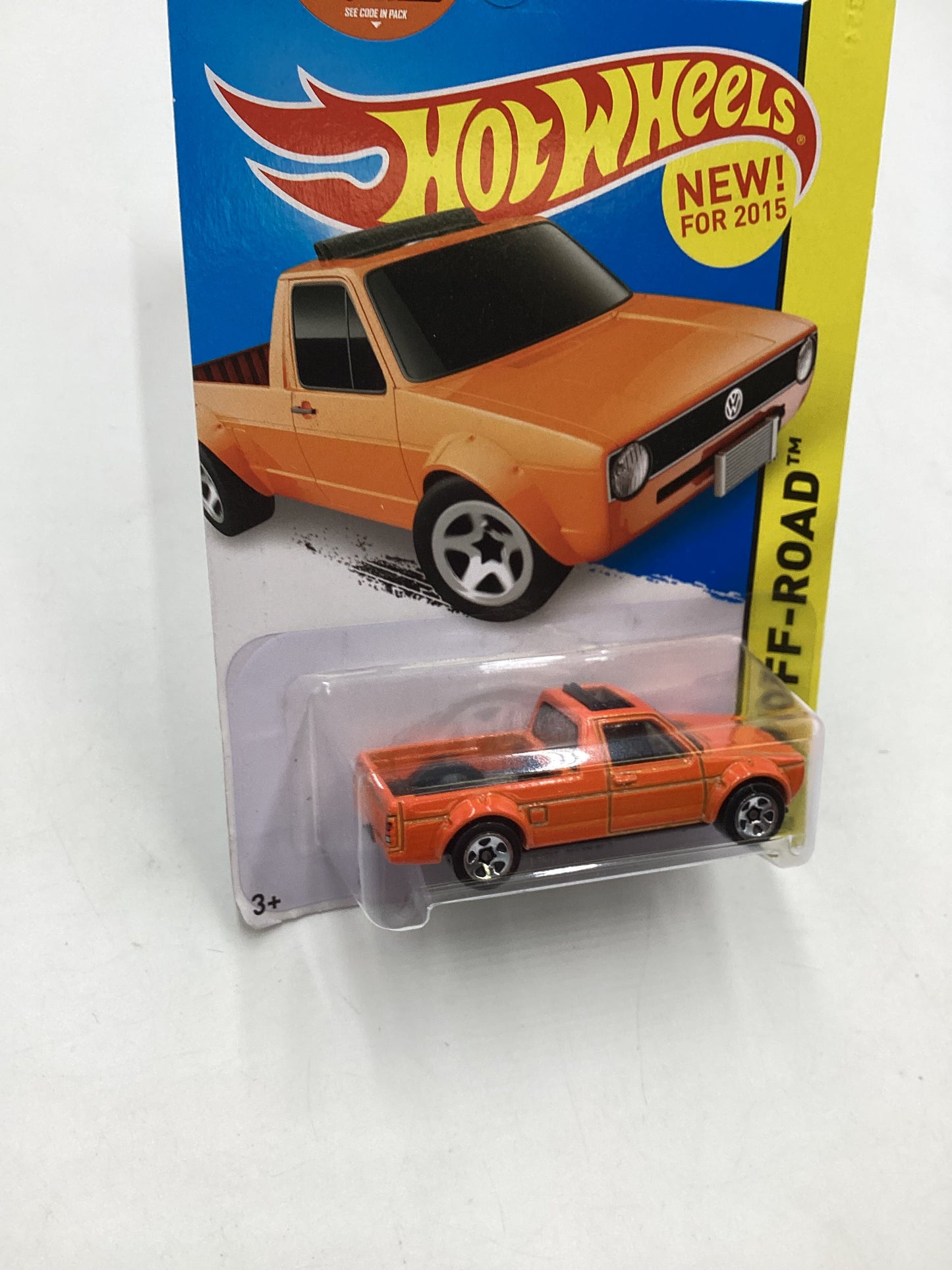 2015 Hot Wheels Off Road #124 Volkswagen Caddy Orange 95E