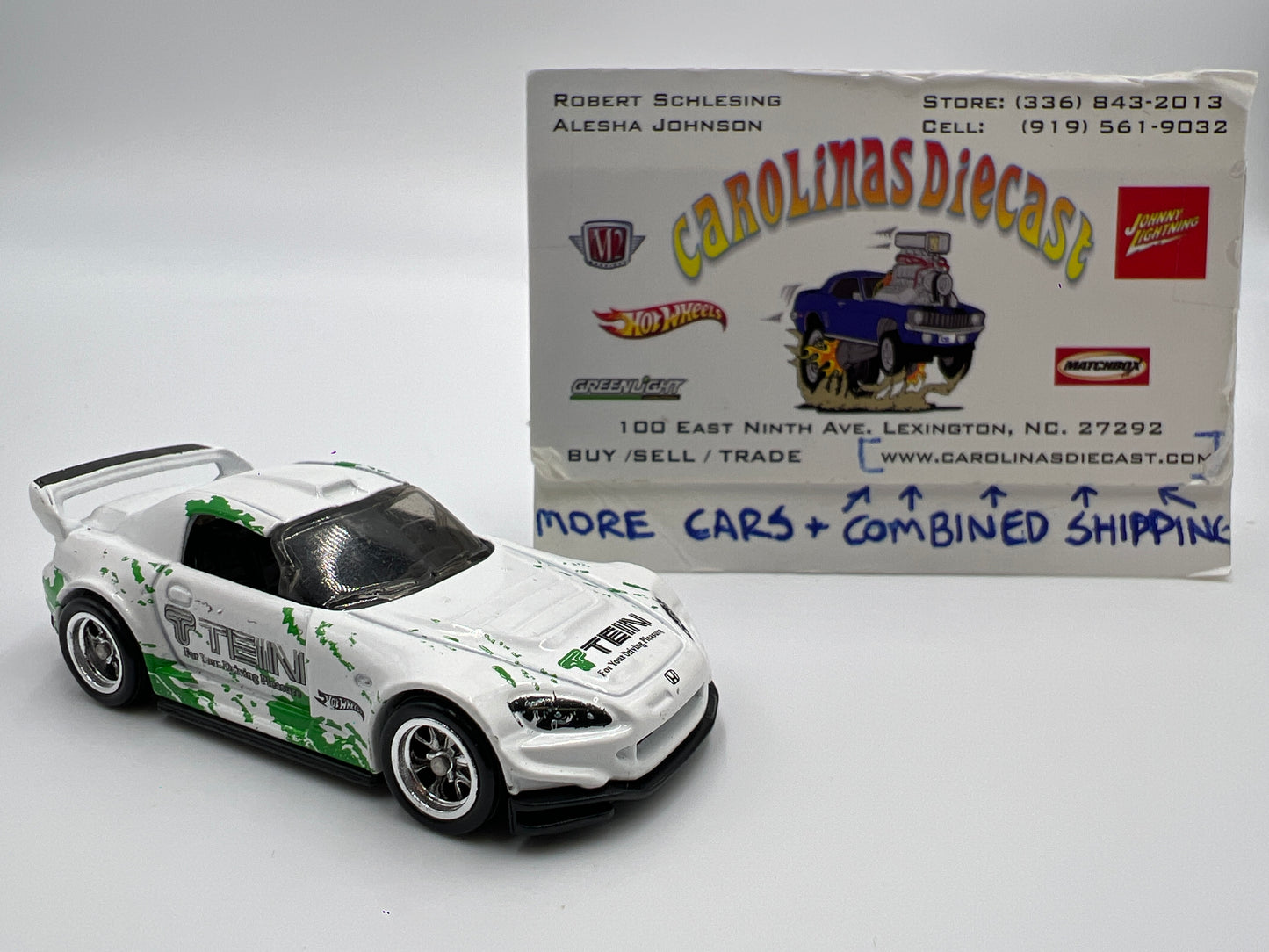 Hot Wheels Honda S2000 White Loose CUSTOM