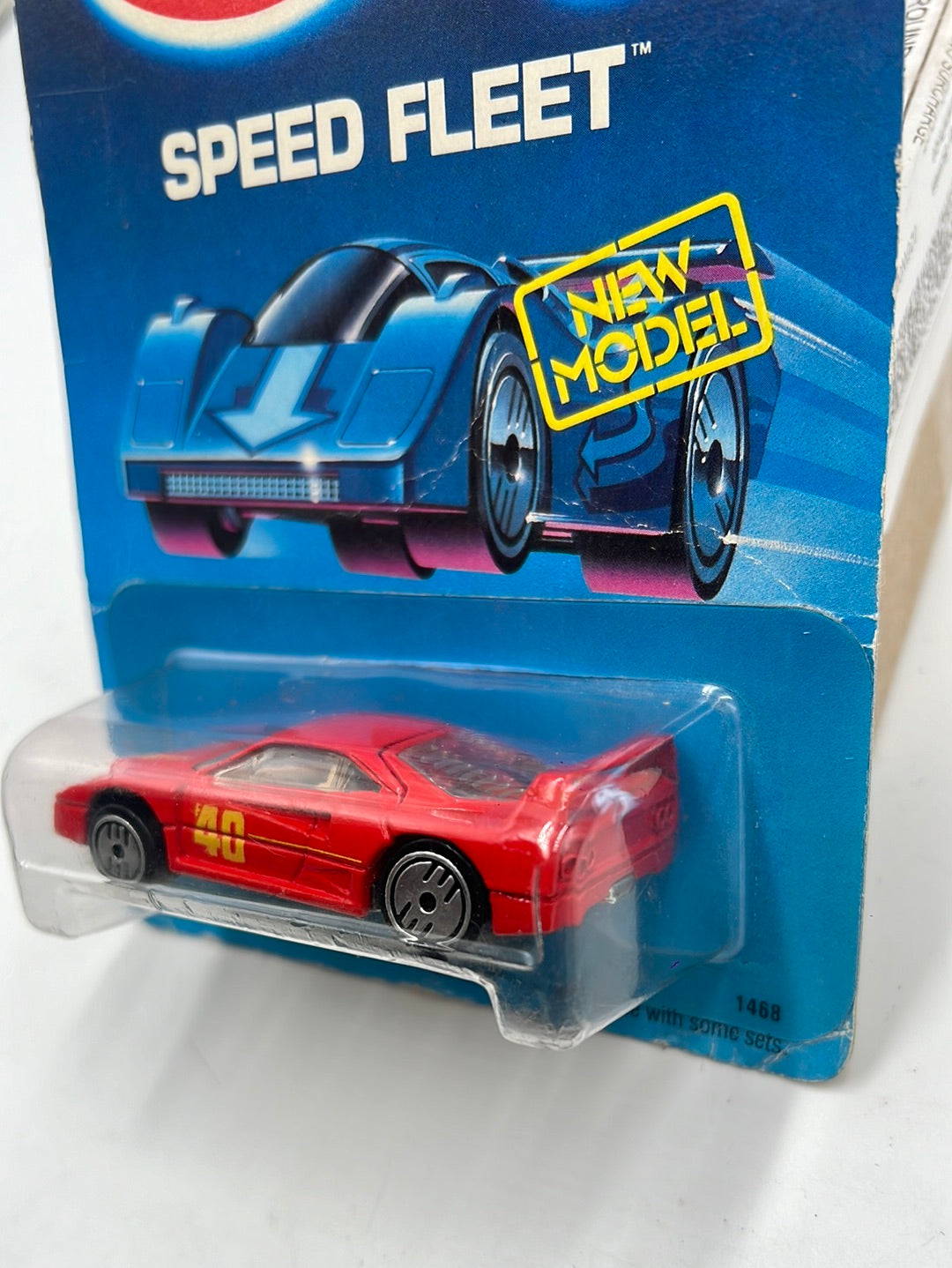 Hot Wheels Speed Fleet Red Ferrari F40 #1468