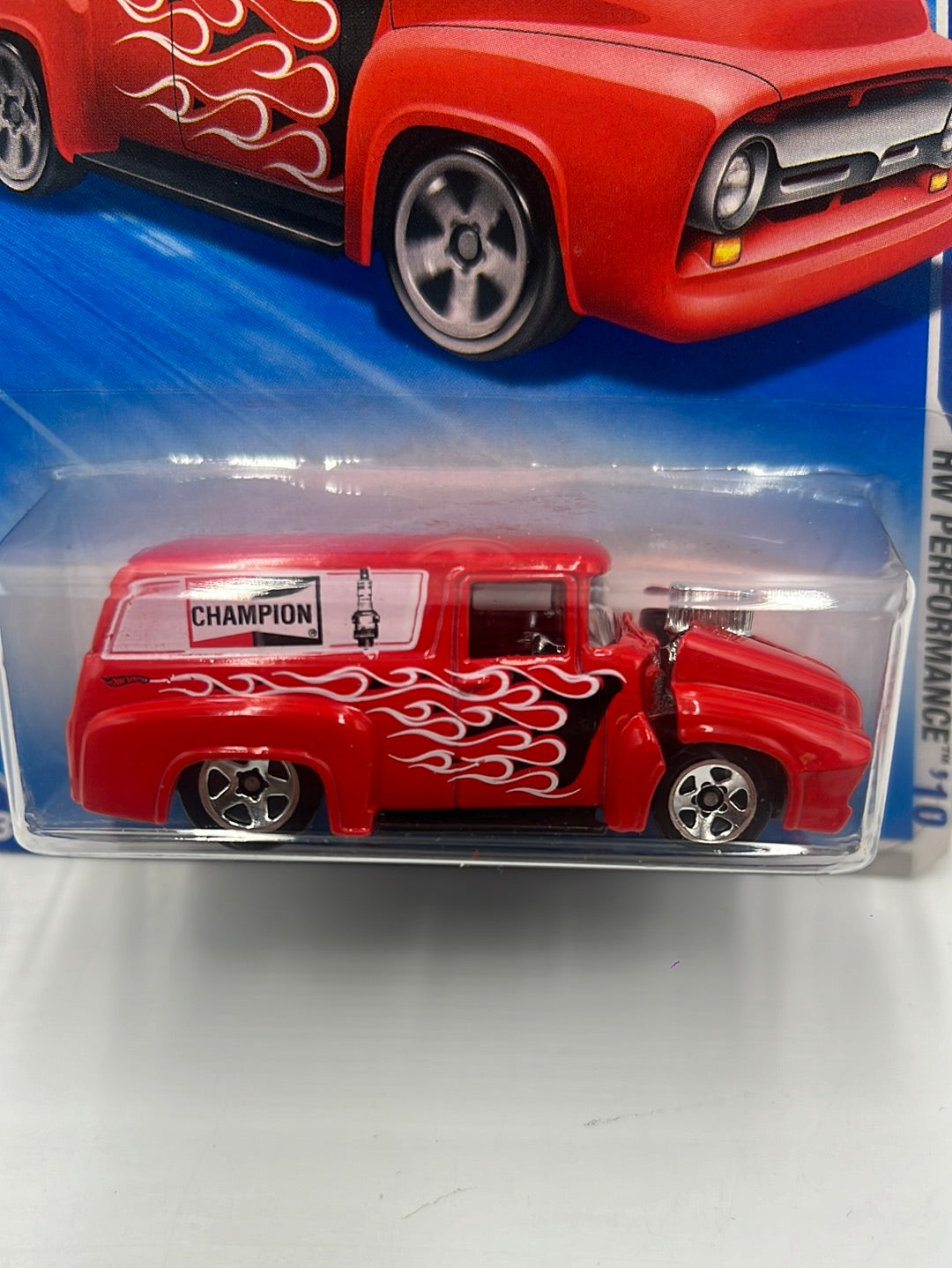 2010 Hot Wheels Performance '56 Ford Opening Hood Red 107/240 34B