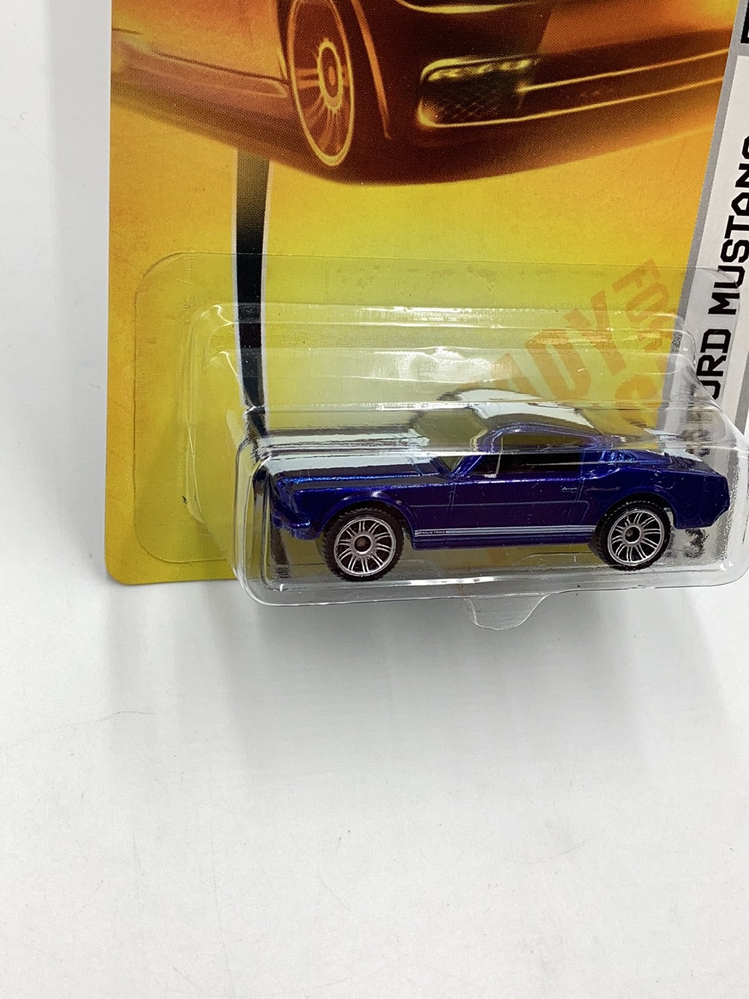 2008 Matchbox #13 65 Ford Mustang GT blue 19F