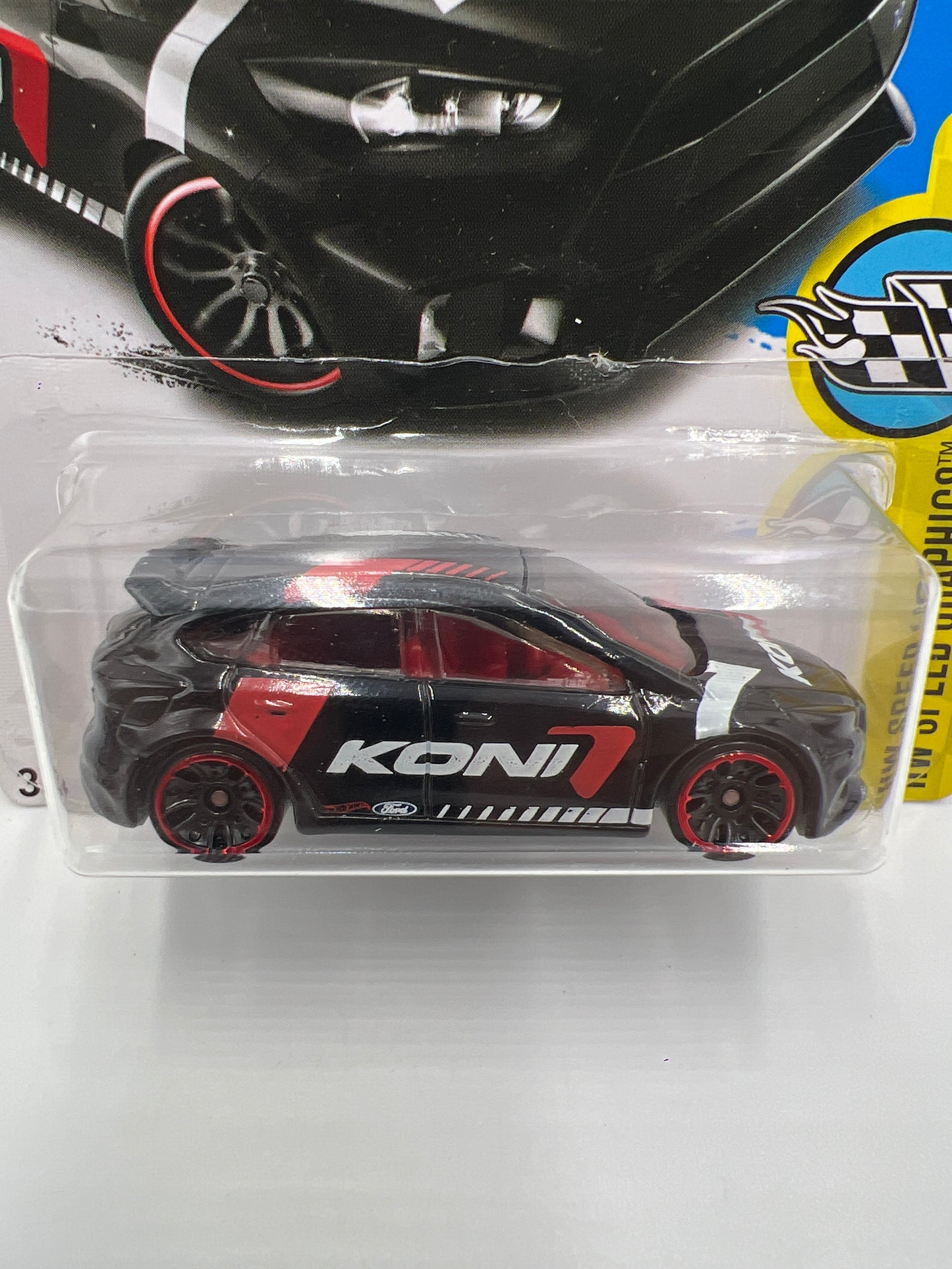 2017 Hot Wheels Speed Graphics #176 Ford Focus RS Black Koni 27E