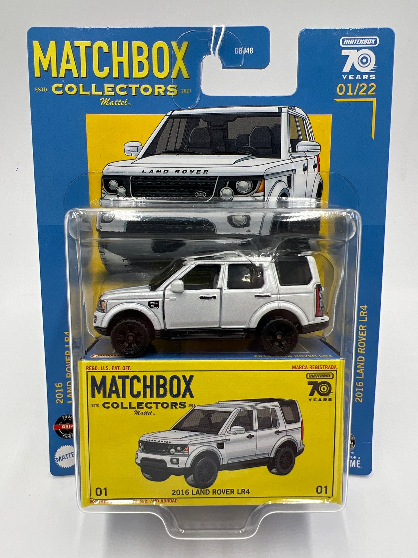 Matchbox Collectors #1 Land Rover LR4 White 169A