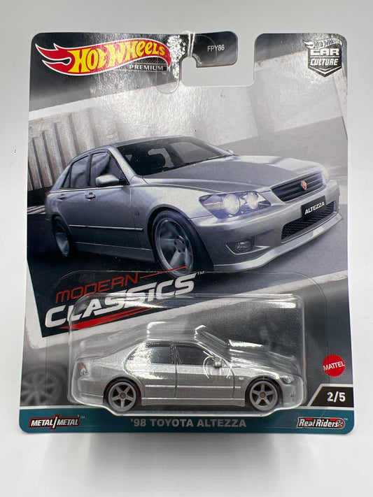 2023 Hot Wheels Premium Modern Classics #2 98 Toyota Altezza Silver 254A
