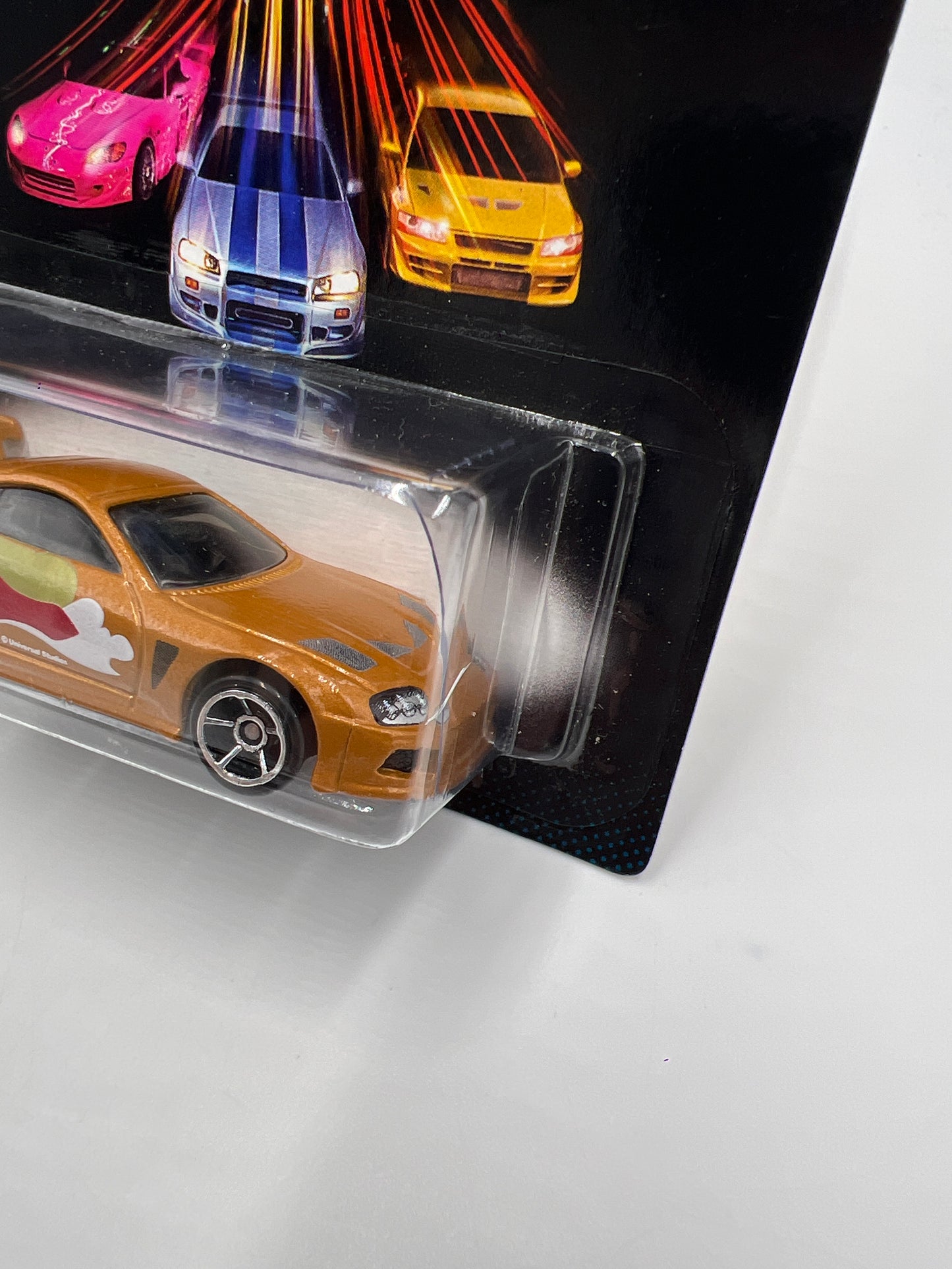 Hot Wheels Fast and Furious #2 94 Toyota Supra Gold W/Protector 2