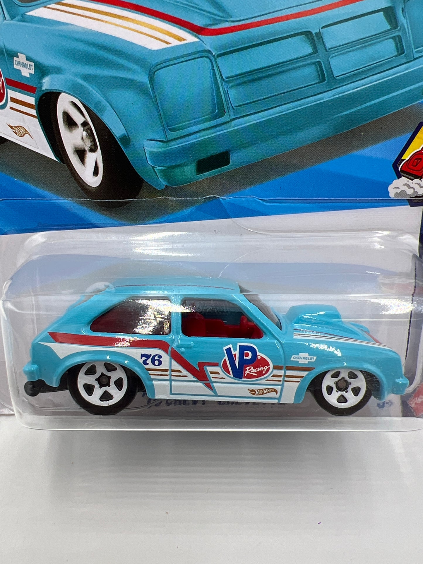 2026 Hot Wheels C Case Drag Racers #76 76 Chevy Chevette Light Blue VP Racing