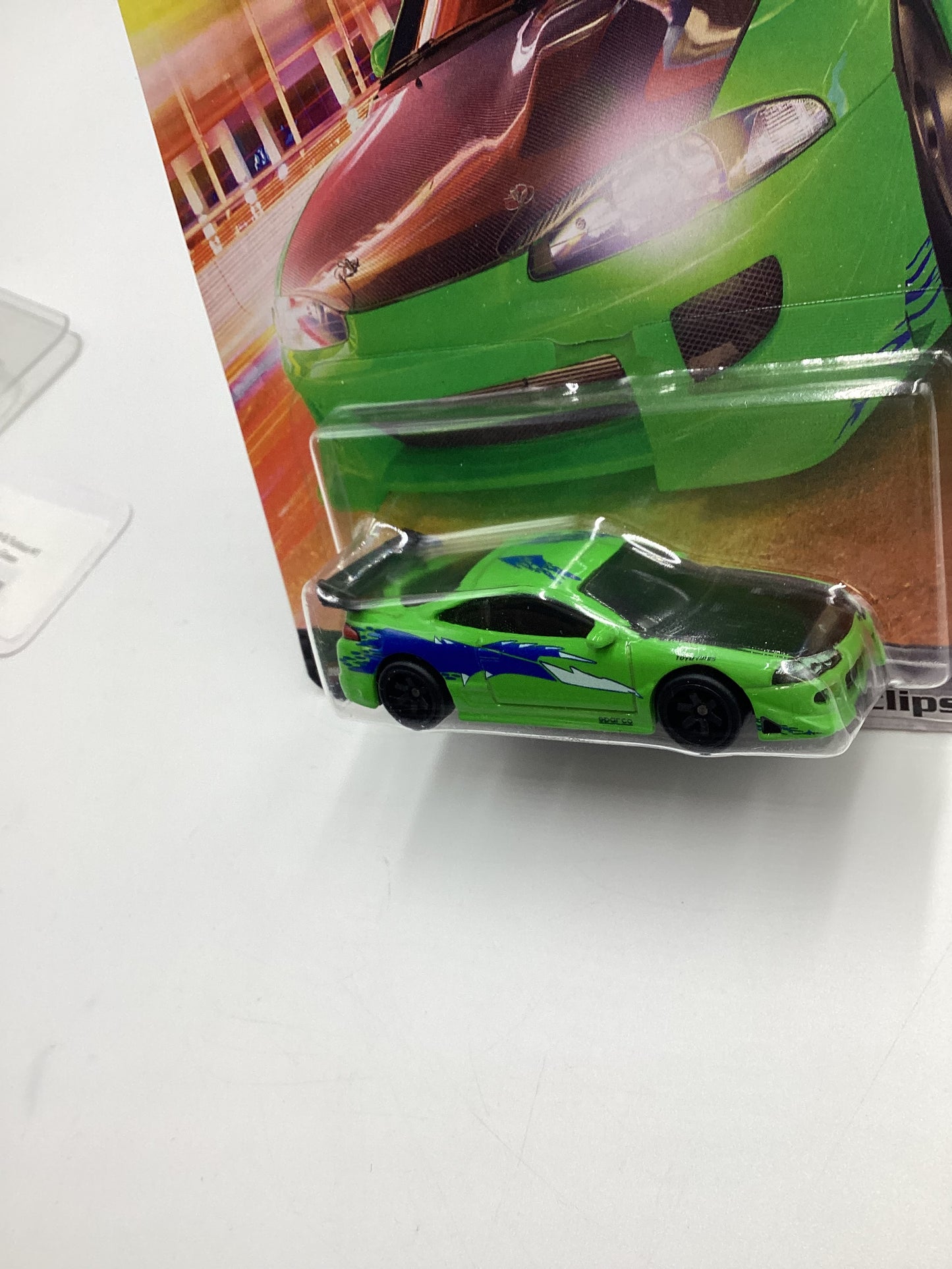 Hot wheels Premium Fast and Furious #1 95 Mitsubishi Eclipse Green with protector