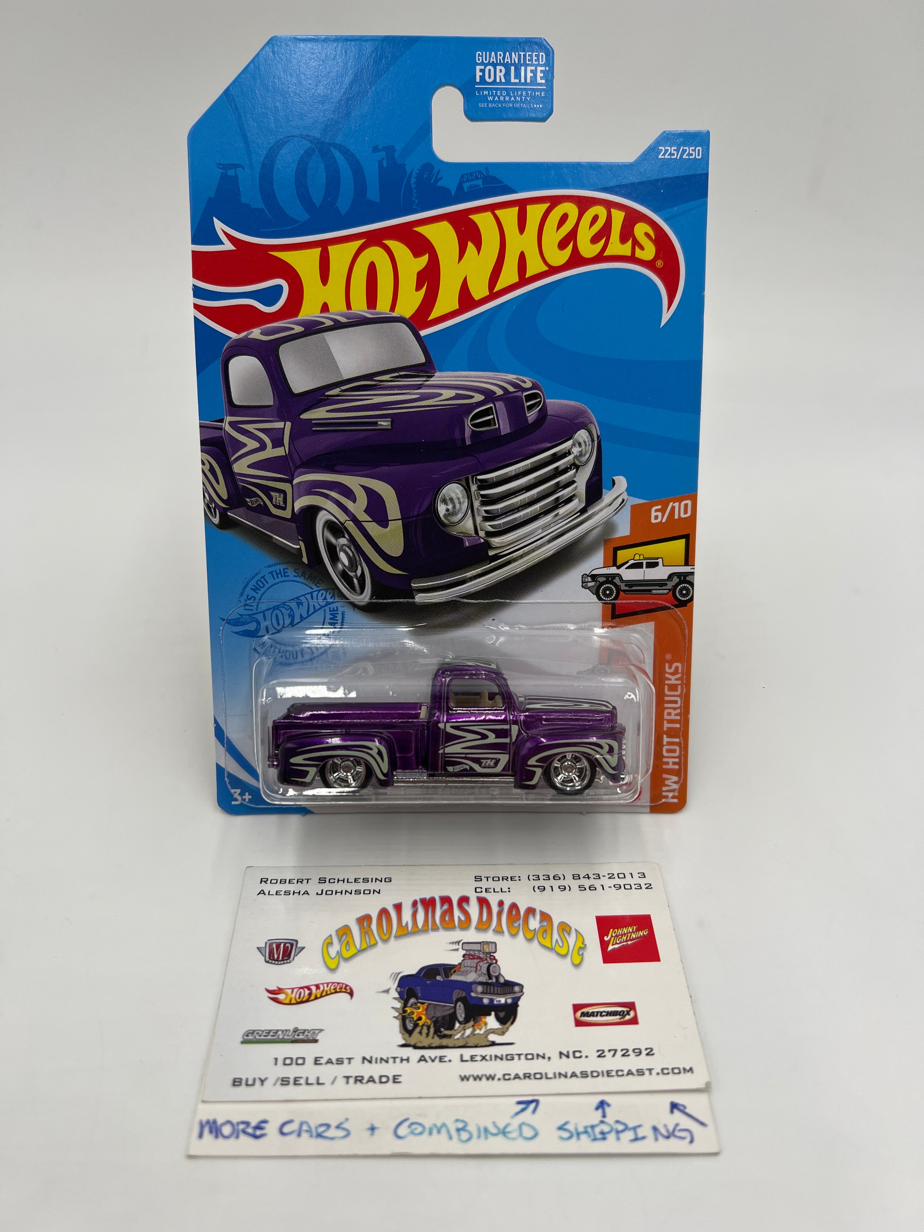 2021 Hot Wheels Super Treasure Hunt #225 49 Ford F1 Purple W