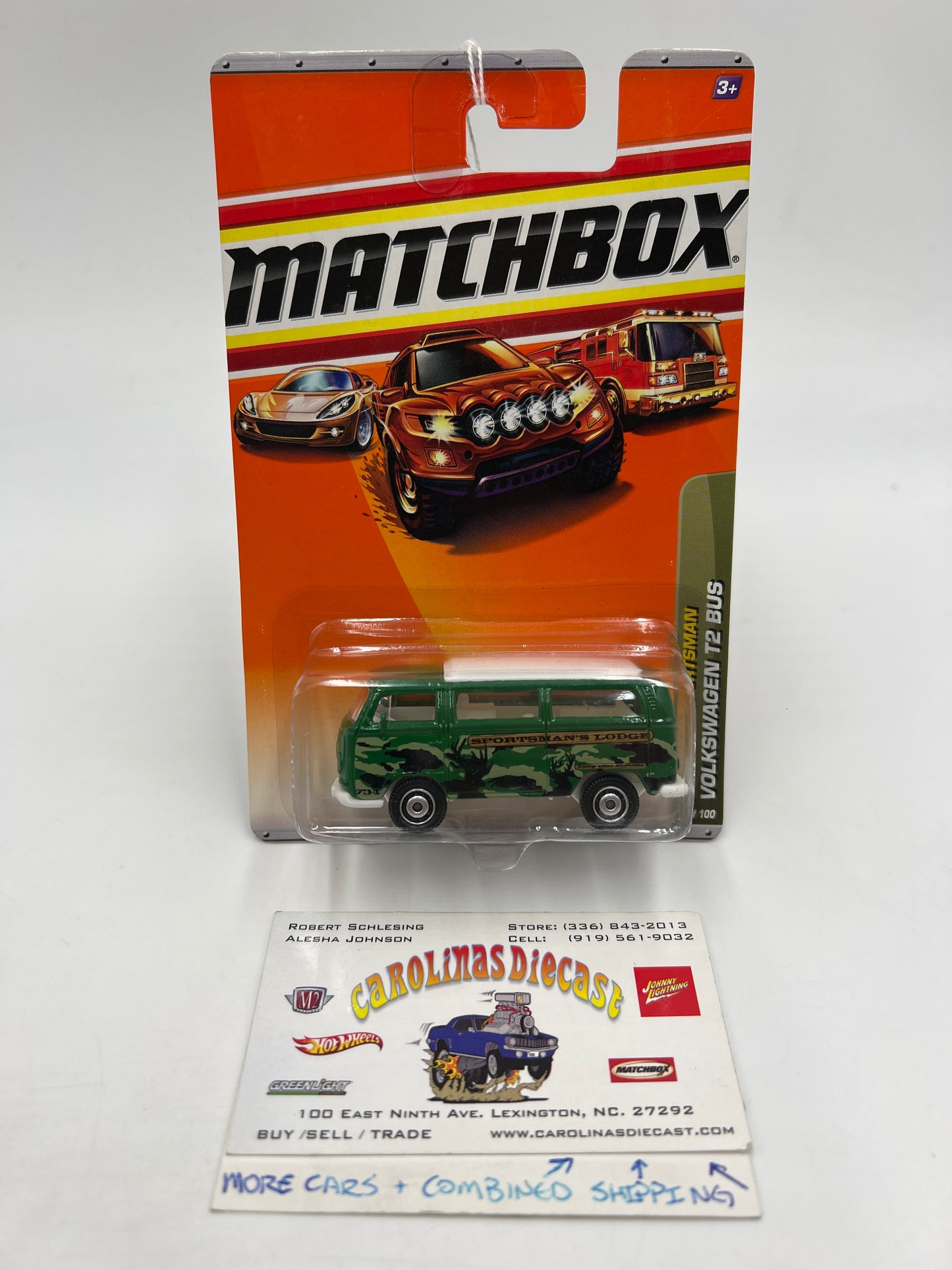 Matchbox Outdoor Sportsman #79 Volkswagen T2 Bus 216O