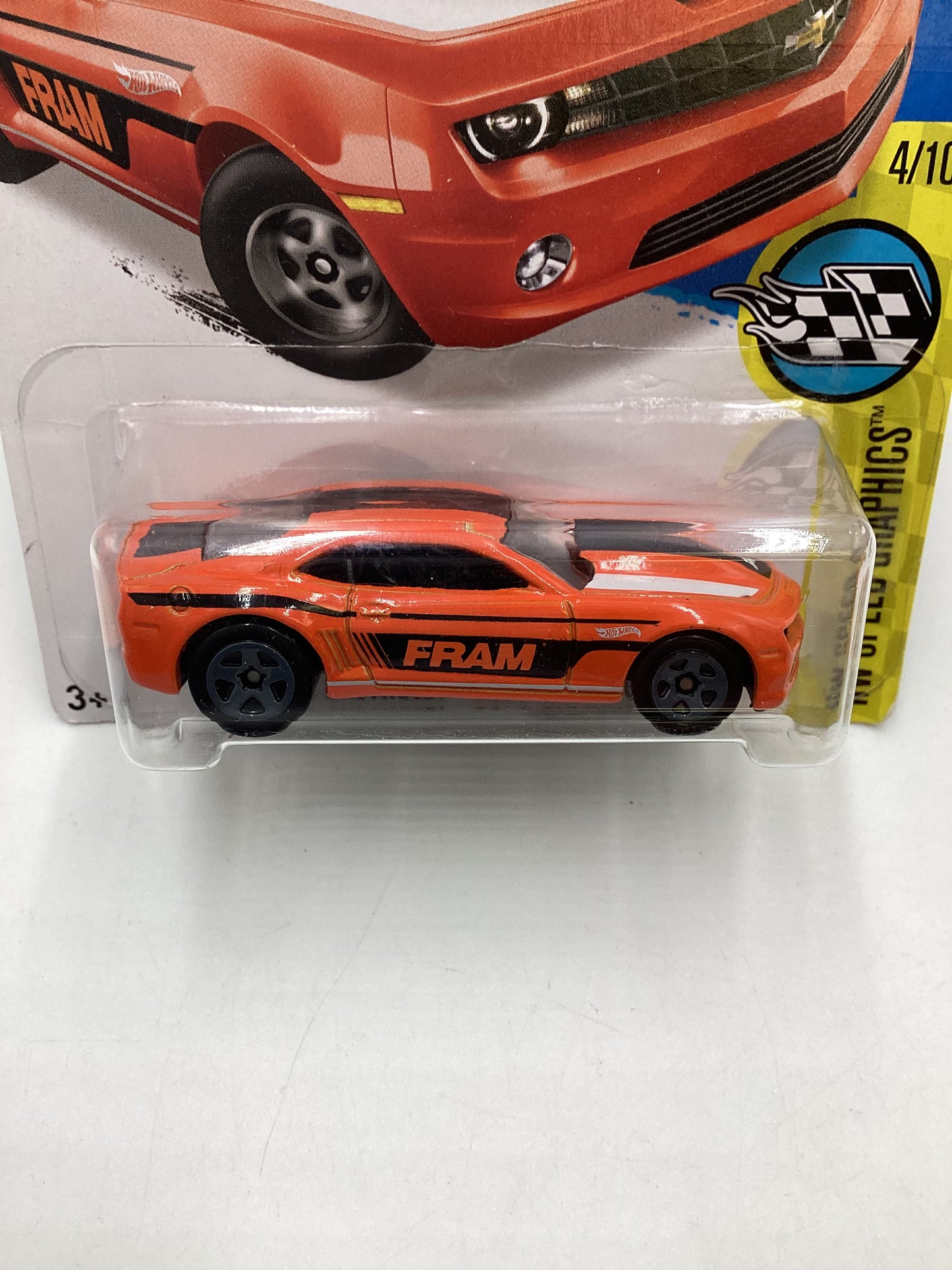 2016 Hot Wheels #179 Orange 13 Chevrolet Copo Camaro 7i