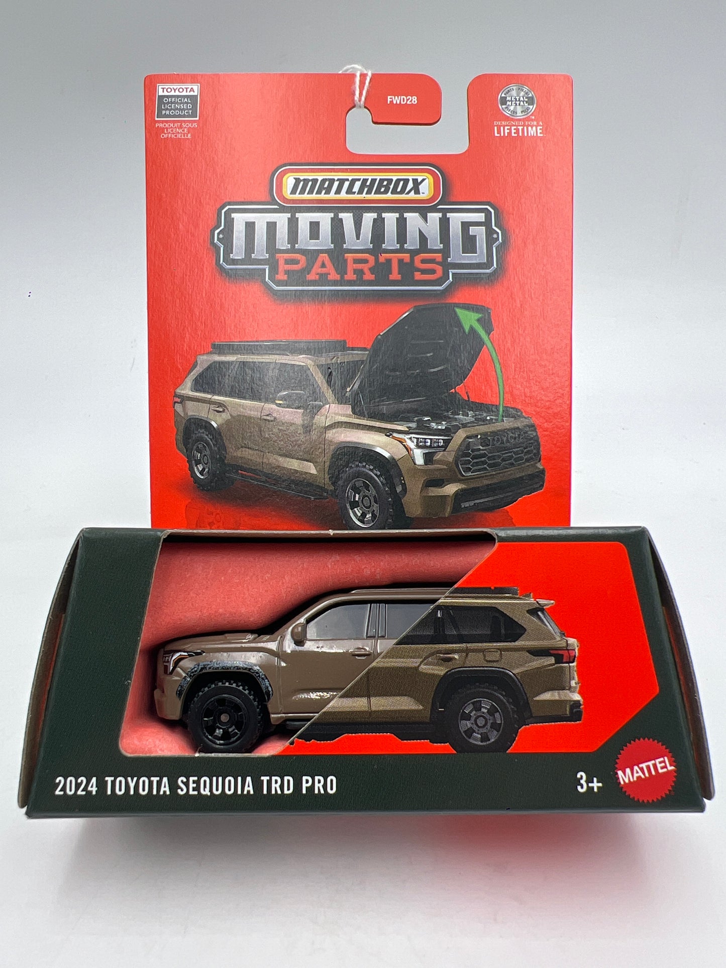 2026 Matchbox Moving Parts #33 2024 Toyota Sequoia TRD PRO Brown