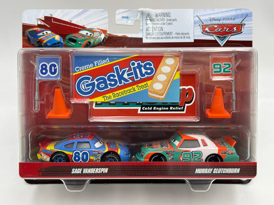 Disney Pixar Cars 2 Pack Sage Vanderspin & Murray Clutchburn
