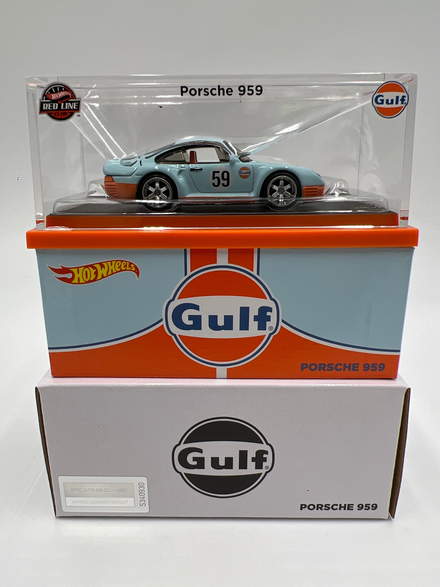 2025 Hot Wheels RLC Gulf Porsche 959 Blue/Orange