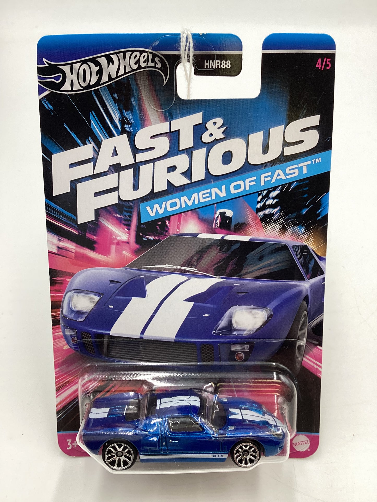 2024 Hot Wheels Fast and Furious Women of Fast #4 Ford GT40 Blue