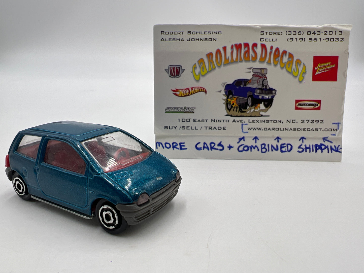 Majorette Twingo No. 206 C Renault 1994 Blue Loose