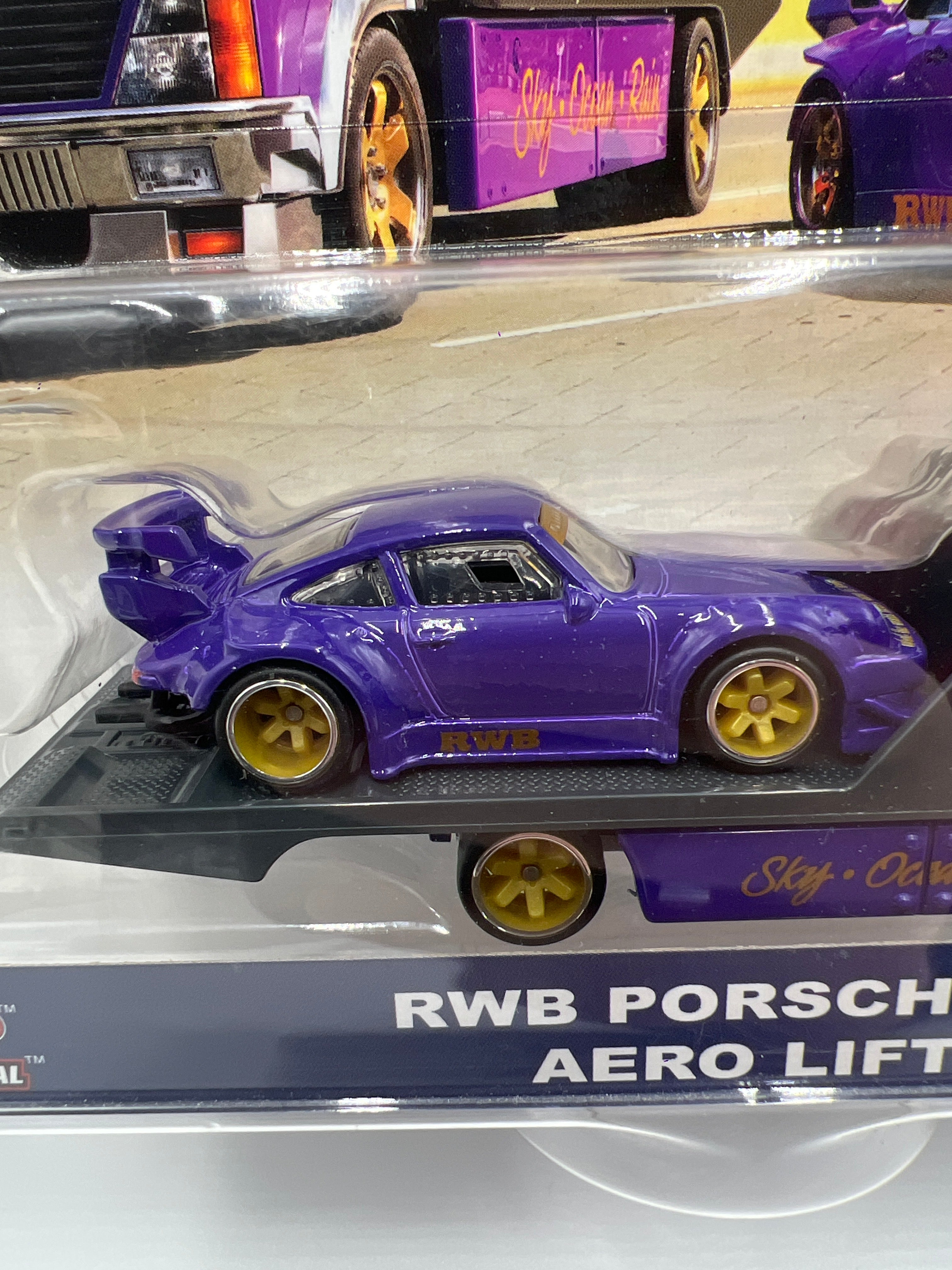 Hot wheels RWB Porsche 930 aero lift Team Transport lot of newest 2