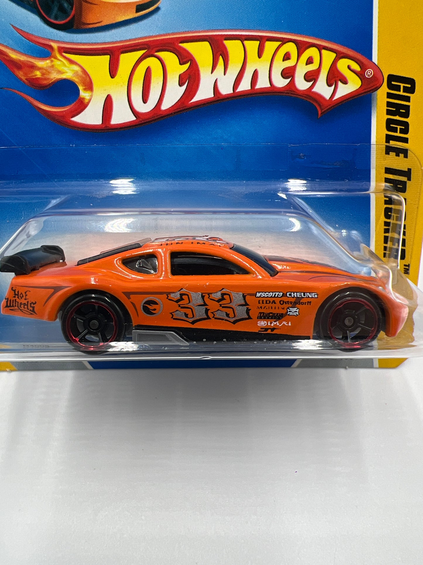 2009 Hot Wheels New Models Premiere #2 Circle Tracker Orange Short Card 113A