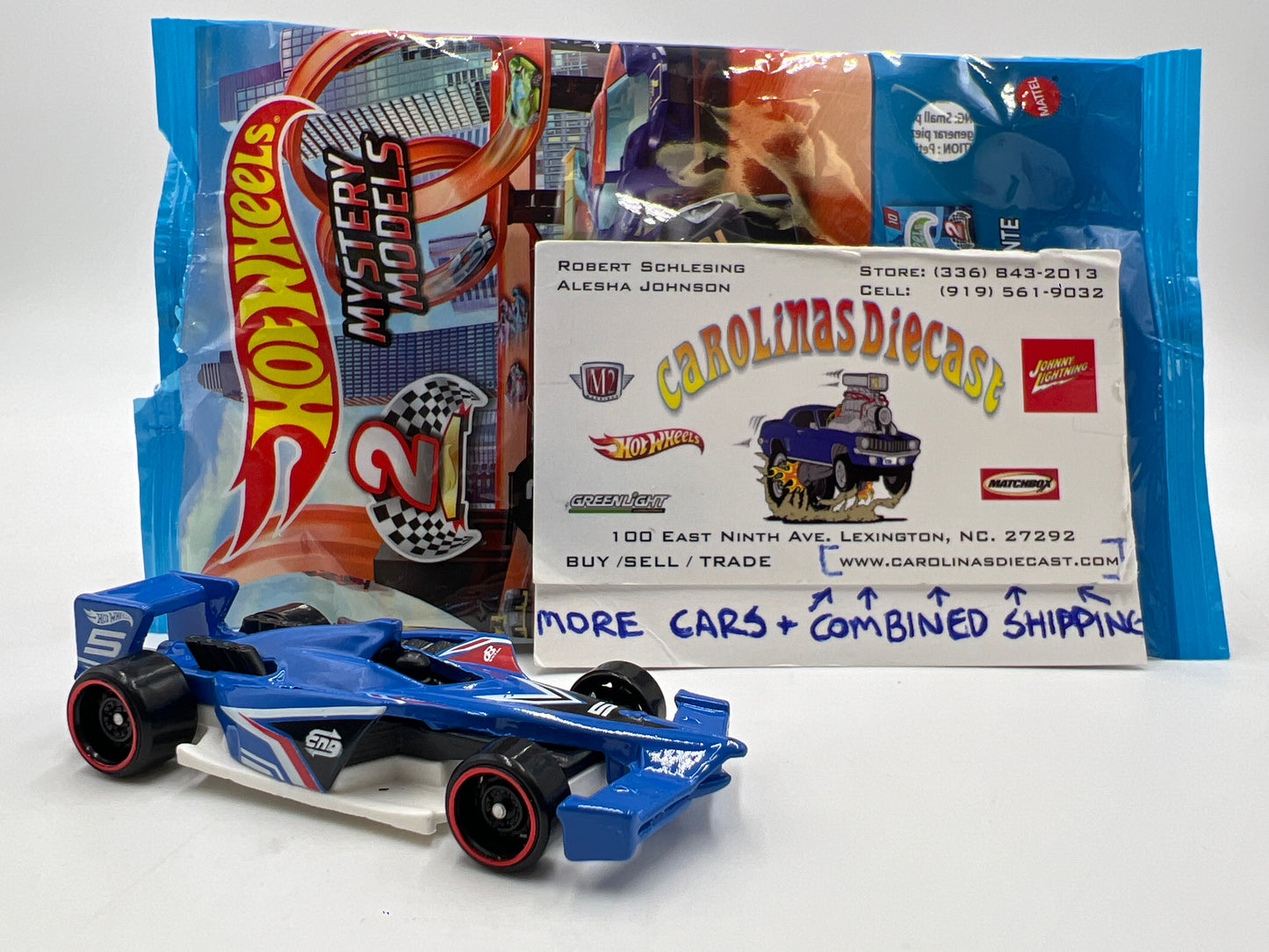 2021 Hot Wheels Mystery Models Series 2 #5 Winning Formula Blue