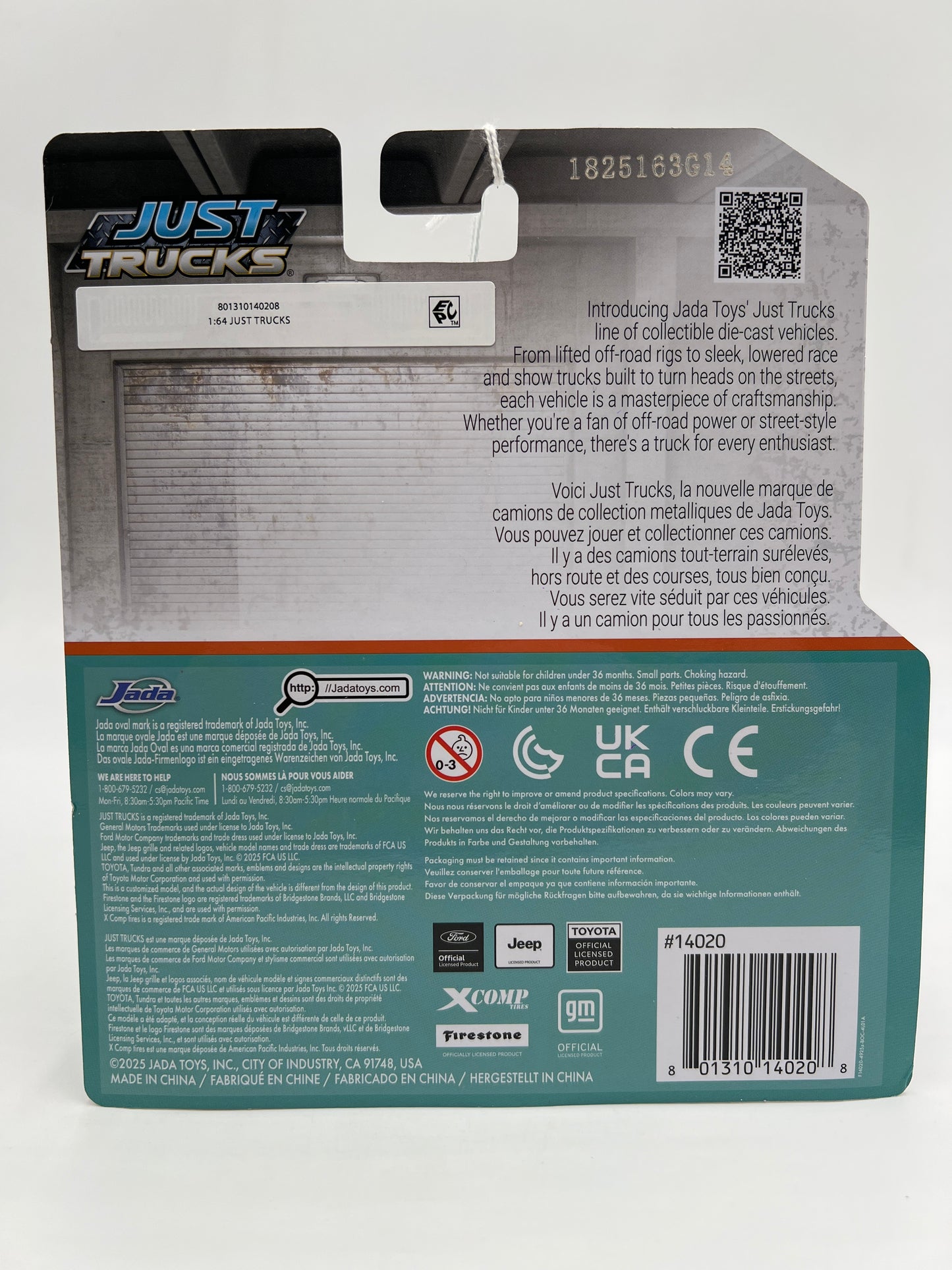 Jada Just Trucks 2014 Jeep Wrangler Blue 188E