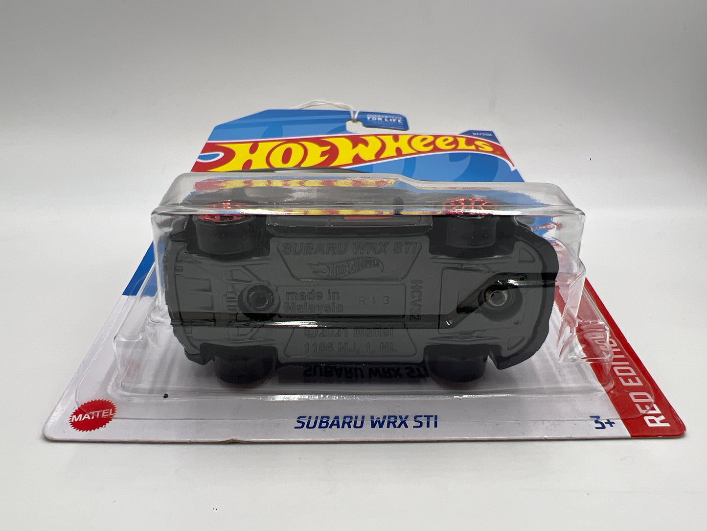 2022 Hot Wheels Target Exclusive Red Edition #67 Subaru WRX STI Black