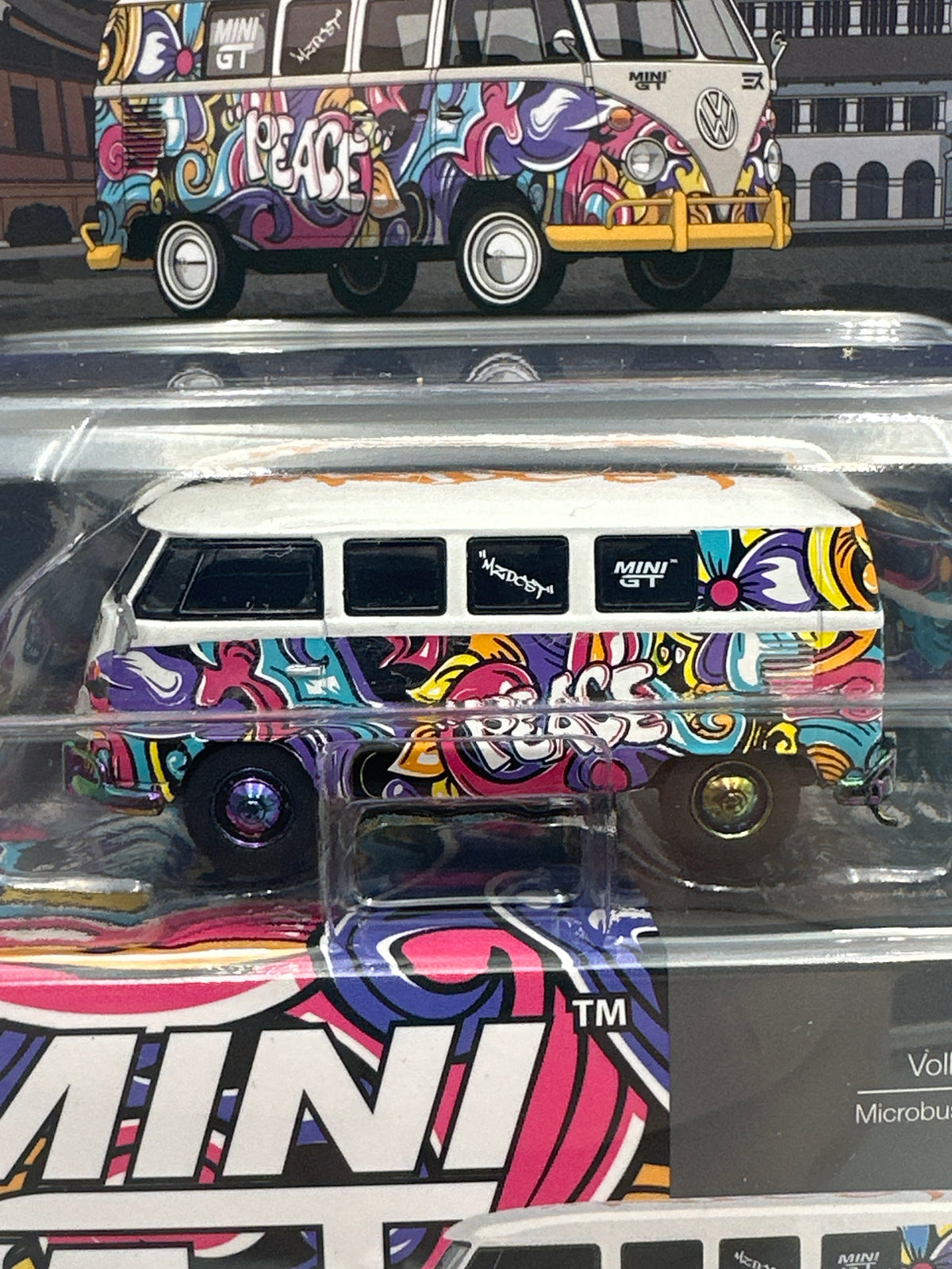 Mini GT #1191 Mizu Diecast Volkswagen T1 CHASE