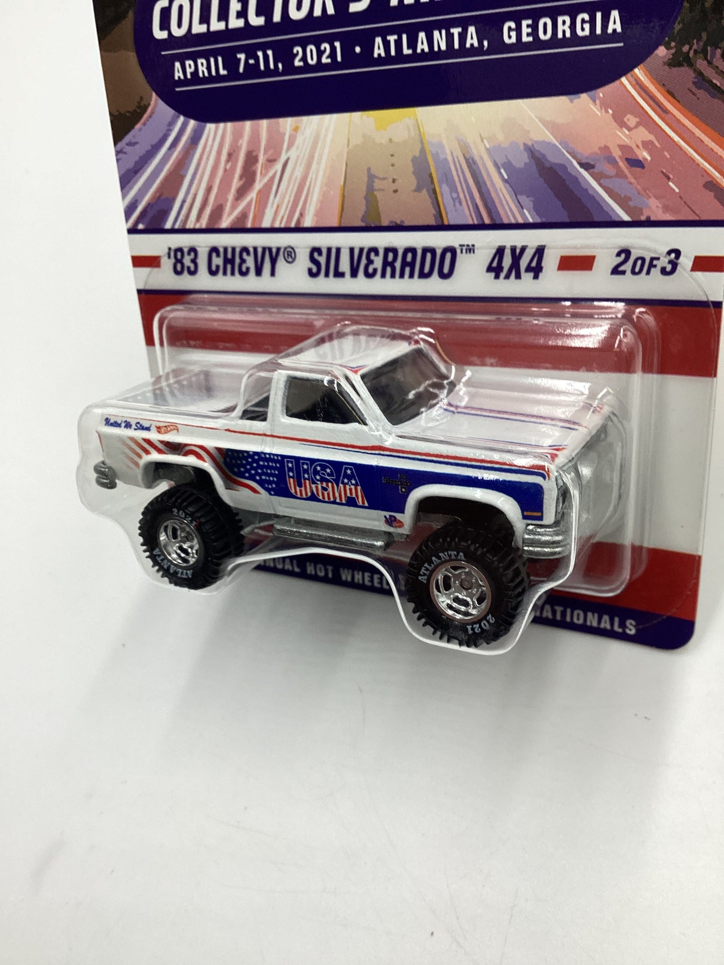 2021 Hot Wheels 21st Annual Collector’s Nationals ‘83 Chevy Silverado 4x4 03557/05500 W/protector