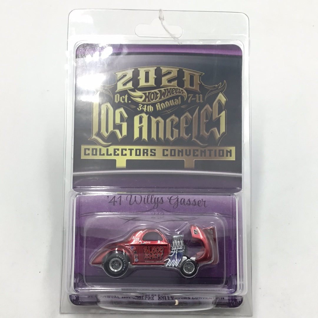 Hot Wheels 1941 Willys Gasser 34nd annual Los Angeles collectors Convention  #3023 of 6700 with protector