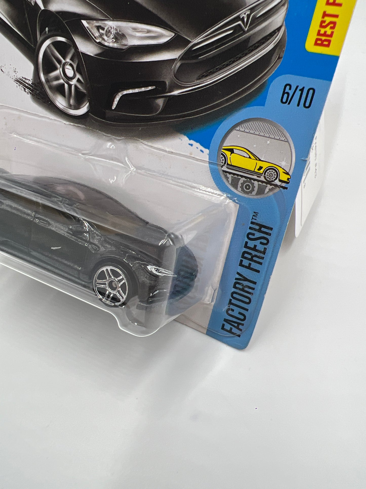 2017 Hot Wheels Factory Fresh #43 Tesla Model S Black