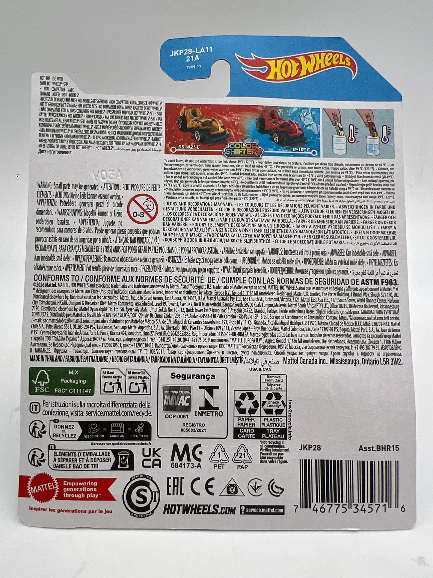 2026 Hot Wheels Color Shifters Zombot 116A
