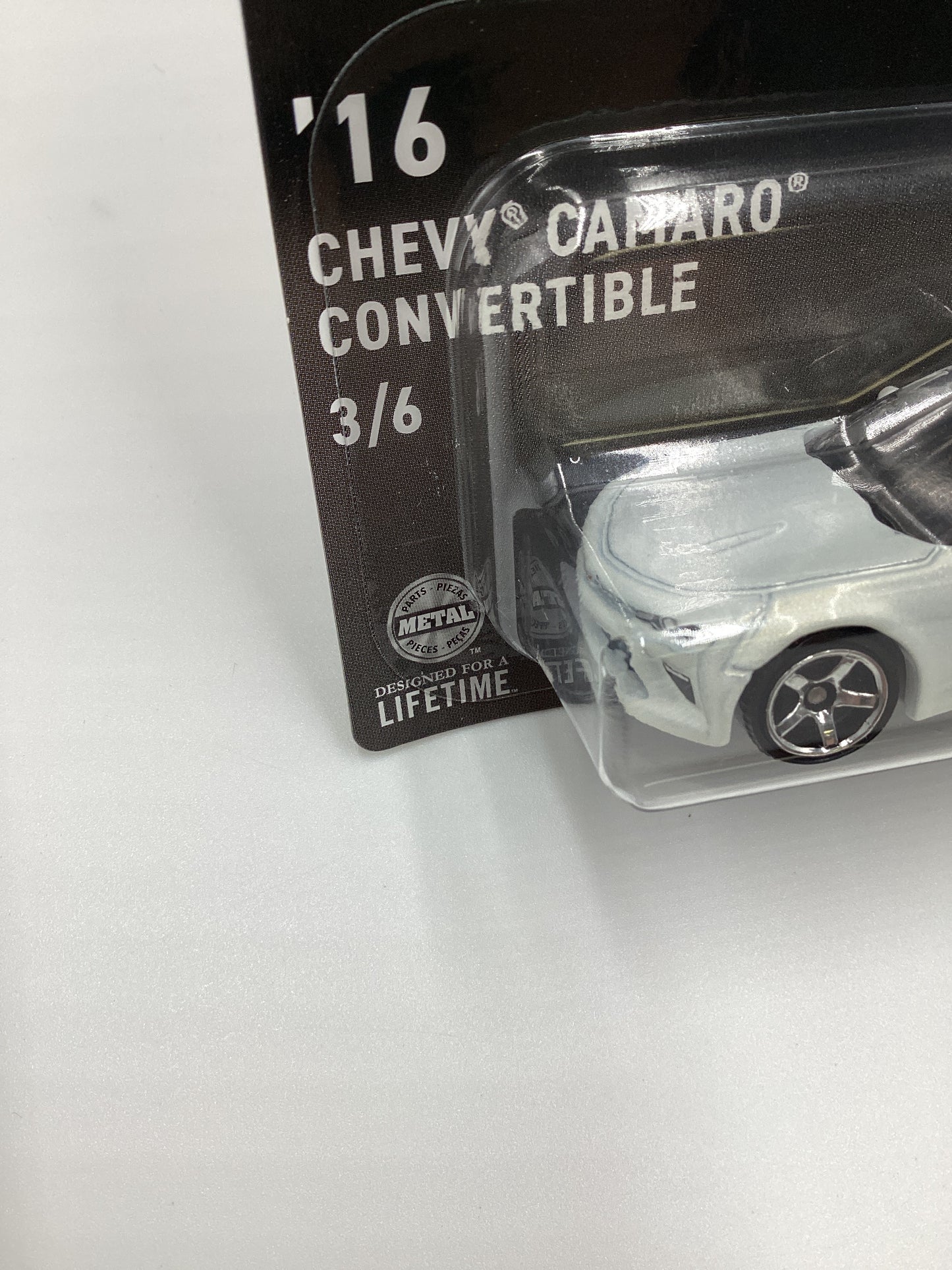 2024 Matchbox American Convertibles #3 16 Chevy Camaro Convertible White 162E