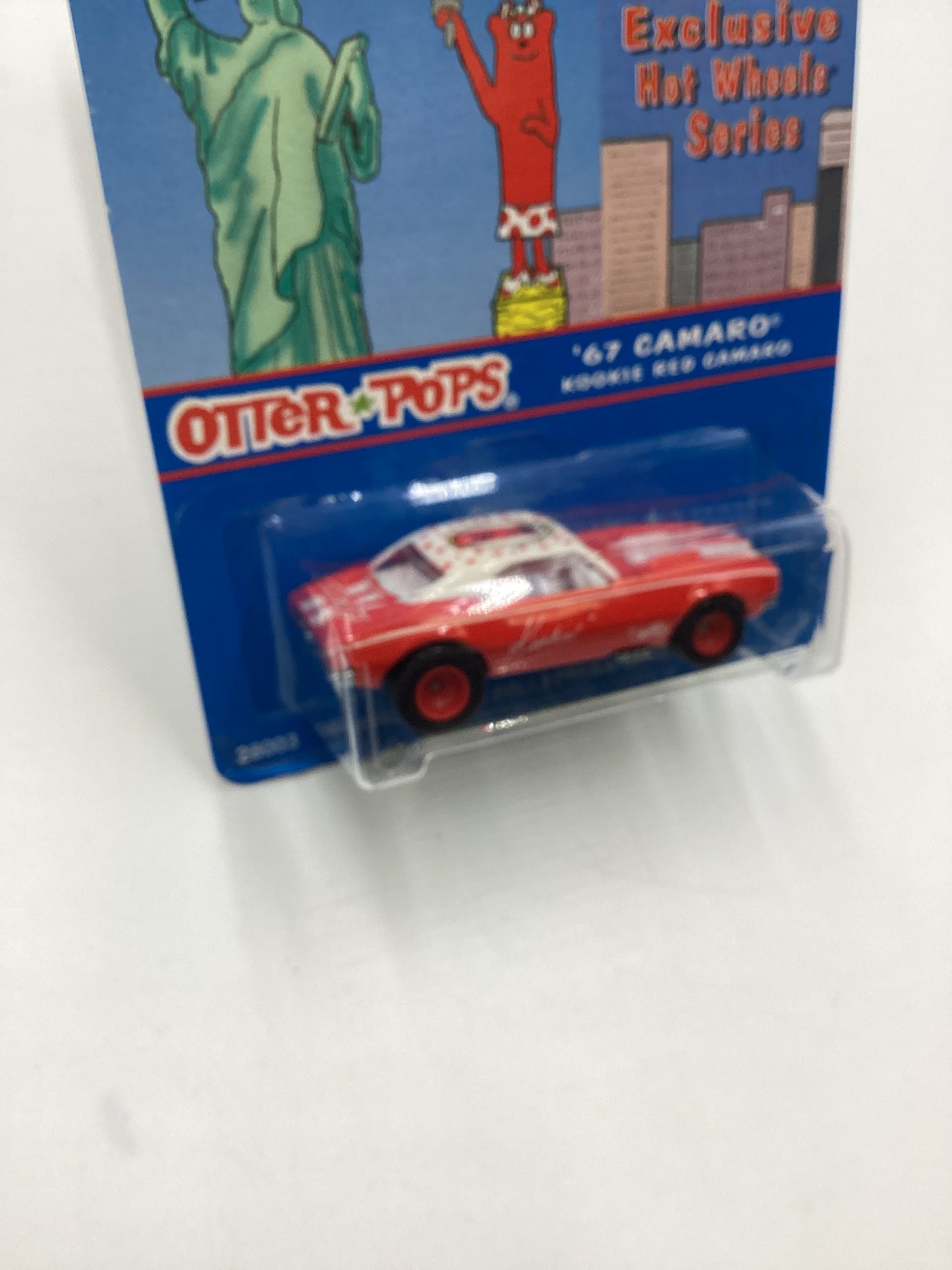 Hot Wheels Special Edition Otter Pops 67 Camaro Kookie Red W/Protector