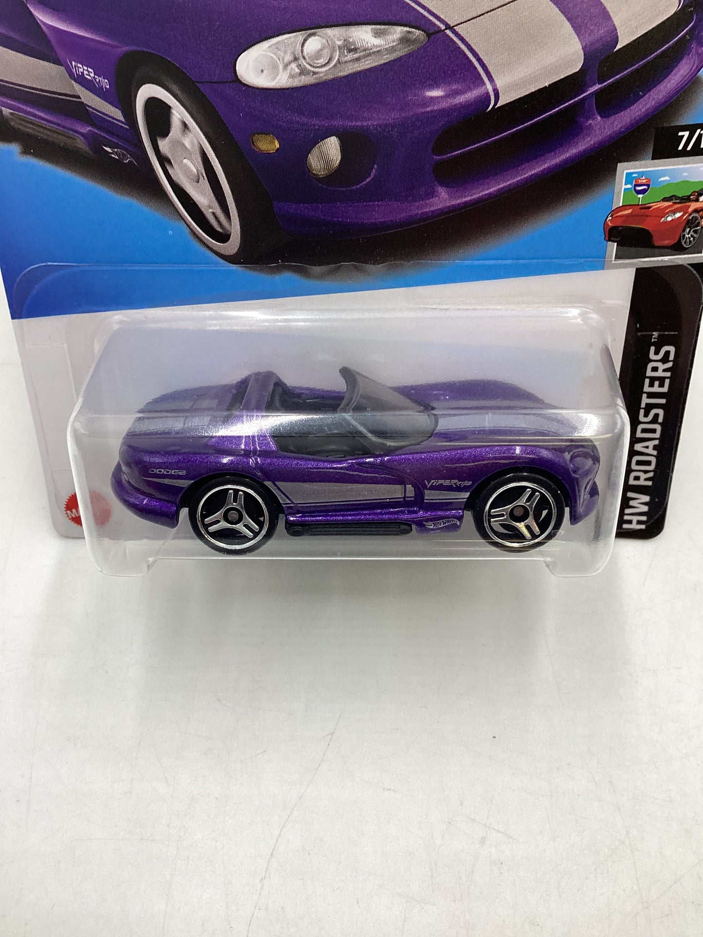 2023 Hot wheels #131 Purple Dodge Viper RT/10 44i