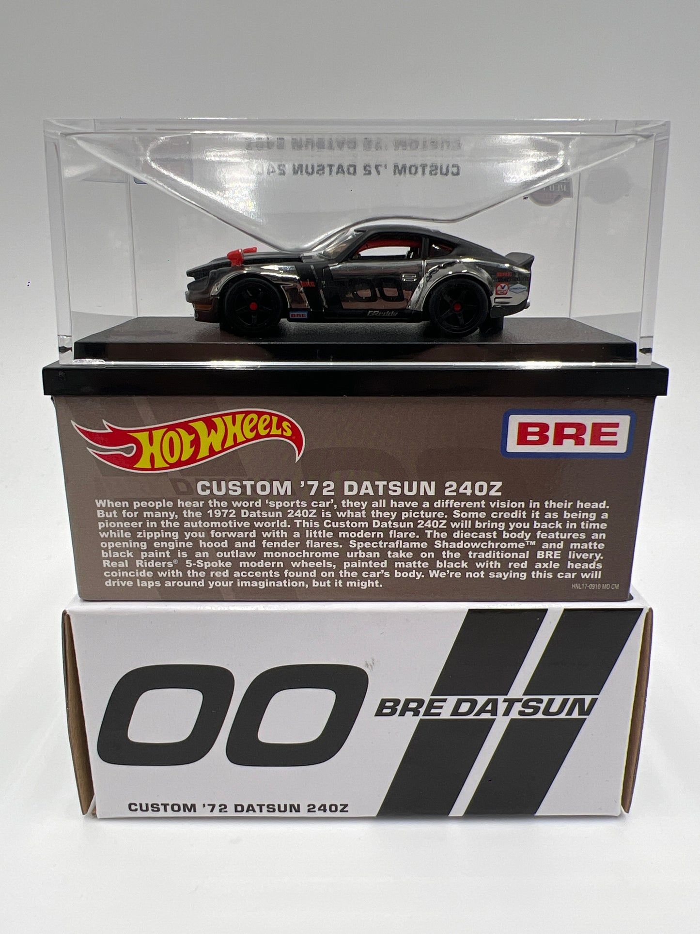 Hot Wheels RLC Custom 72 Datsun 240Z Chrome/Black BRE
