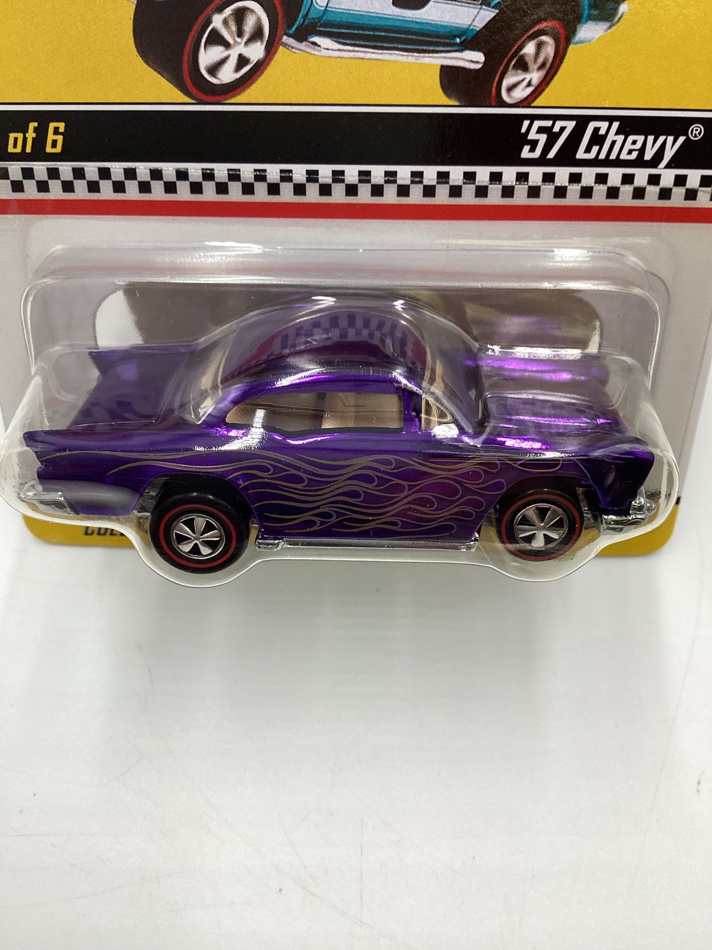 2006 Hot Wheels RLC Neo-Classic Series 5 #4 57 Chevy Purple #4453/11000 w/Protector