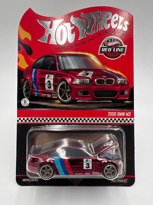 2025 Hot Wheels RLC Exclusive 2006 BMW M3 Red W/Protector
