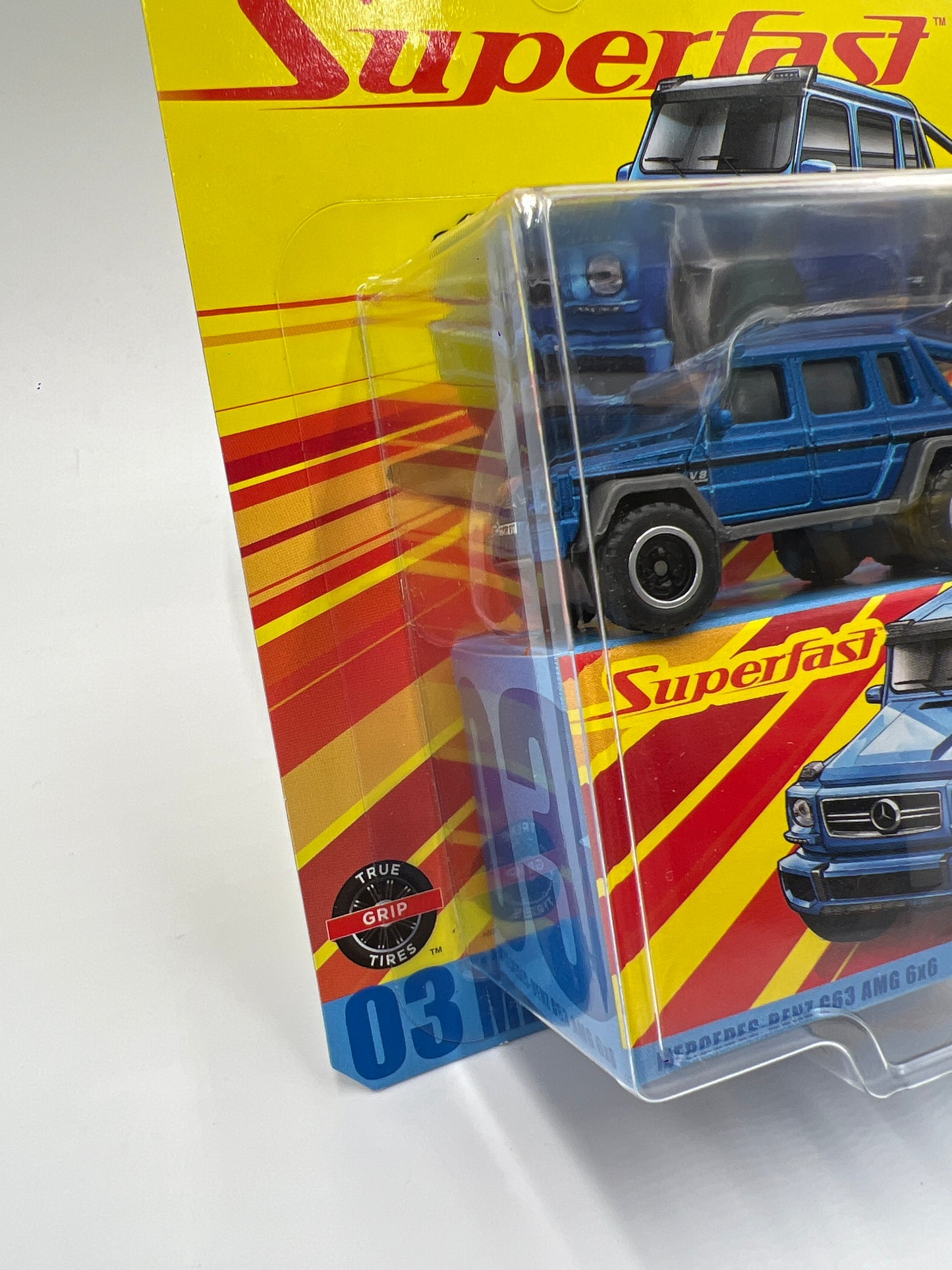 Matchbox Superfast #3 Mercedes-Benz G63 AMG 6x6 Blue 173E