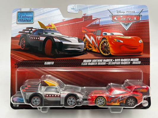 Disney Pixar Cars 2 Pack Tokyo Mater Kabuto & Dragon Lightning McQueen 142B