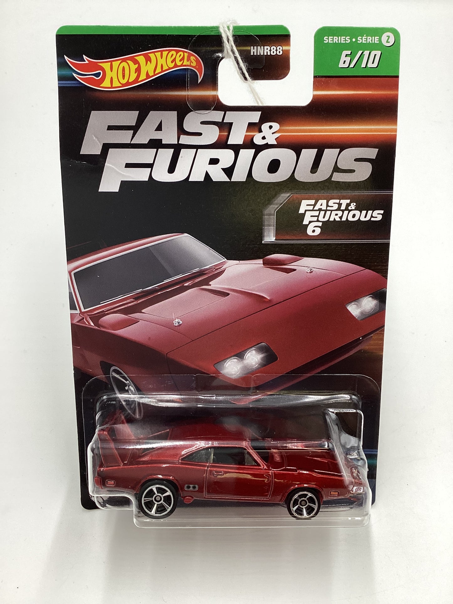 2023 Hot Wheels Fast and Furious Series 2 #6 69 Dodge Charger Daytona Dark Red Veins on Back 69B