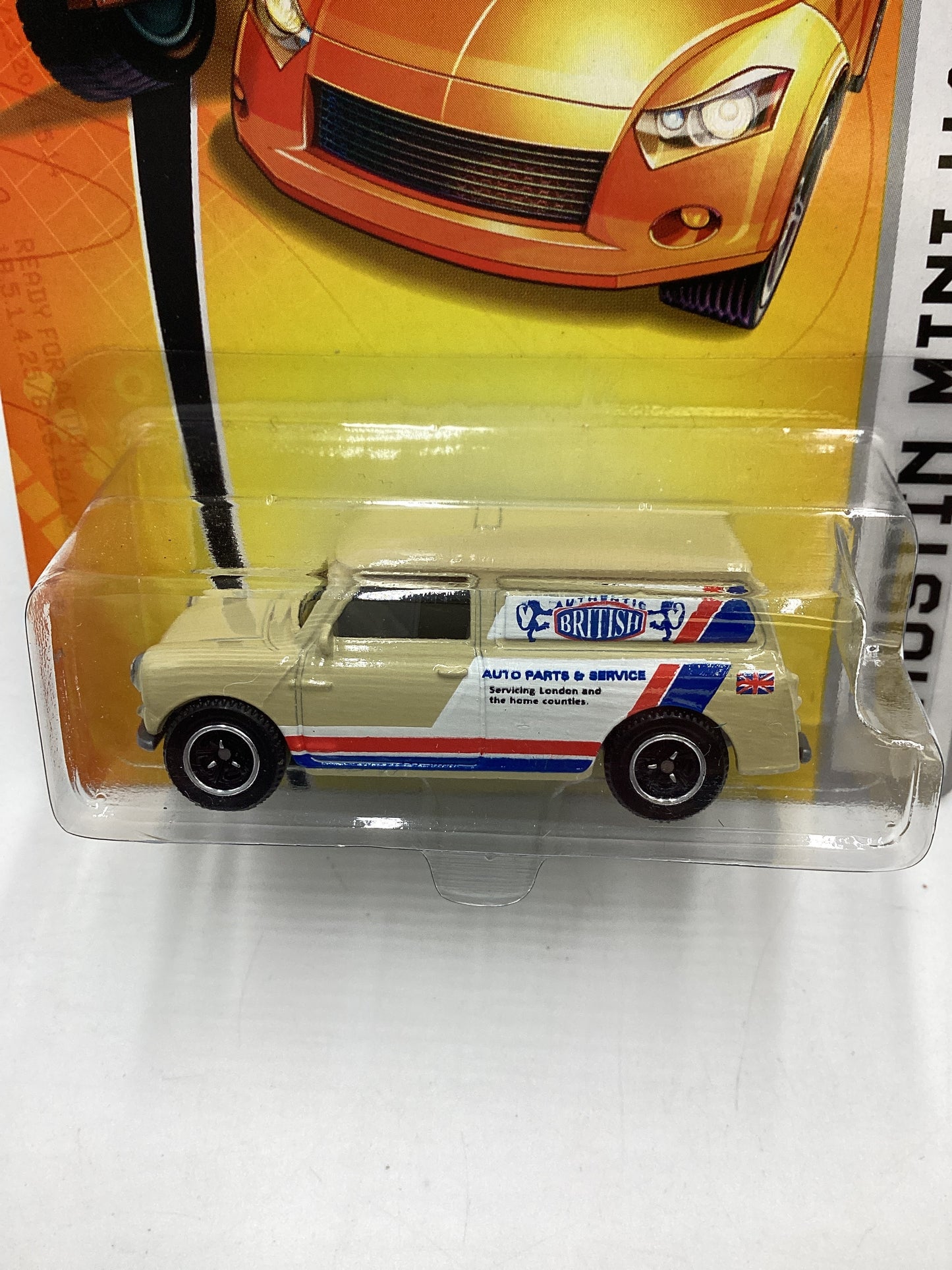 Matchbox MBX Metal #31 Austin Mini Van Tan 207F