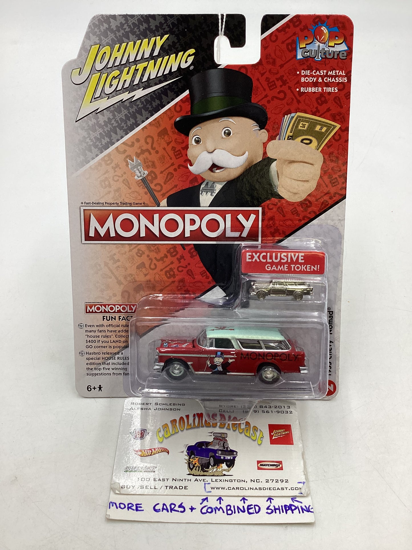 Johnny Lightning Monopoly 1955 Chevy Nomad 231E