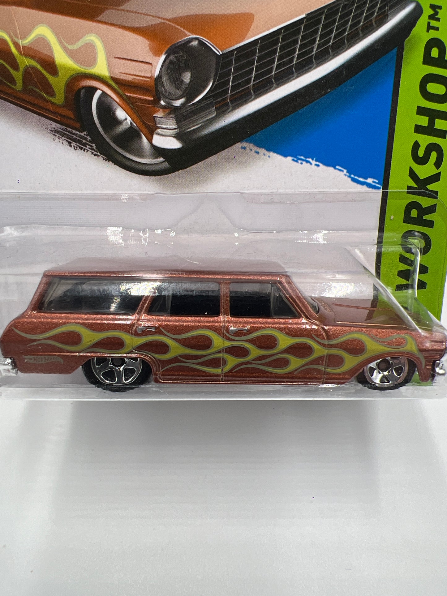 2014 Hot Wheels Workshop #236 64 Chevy Nova Station Wagon Copper 16C