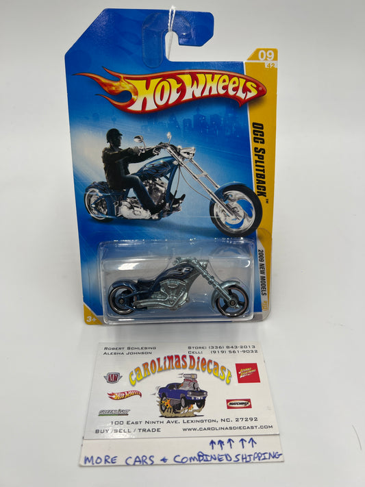 2009 Hot Wheels New Models #9 OCC Splitback Blue 50G