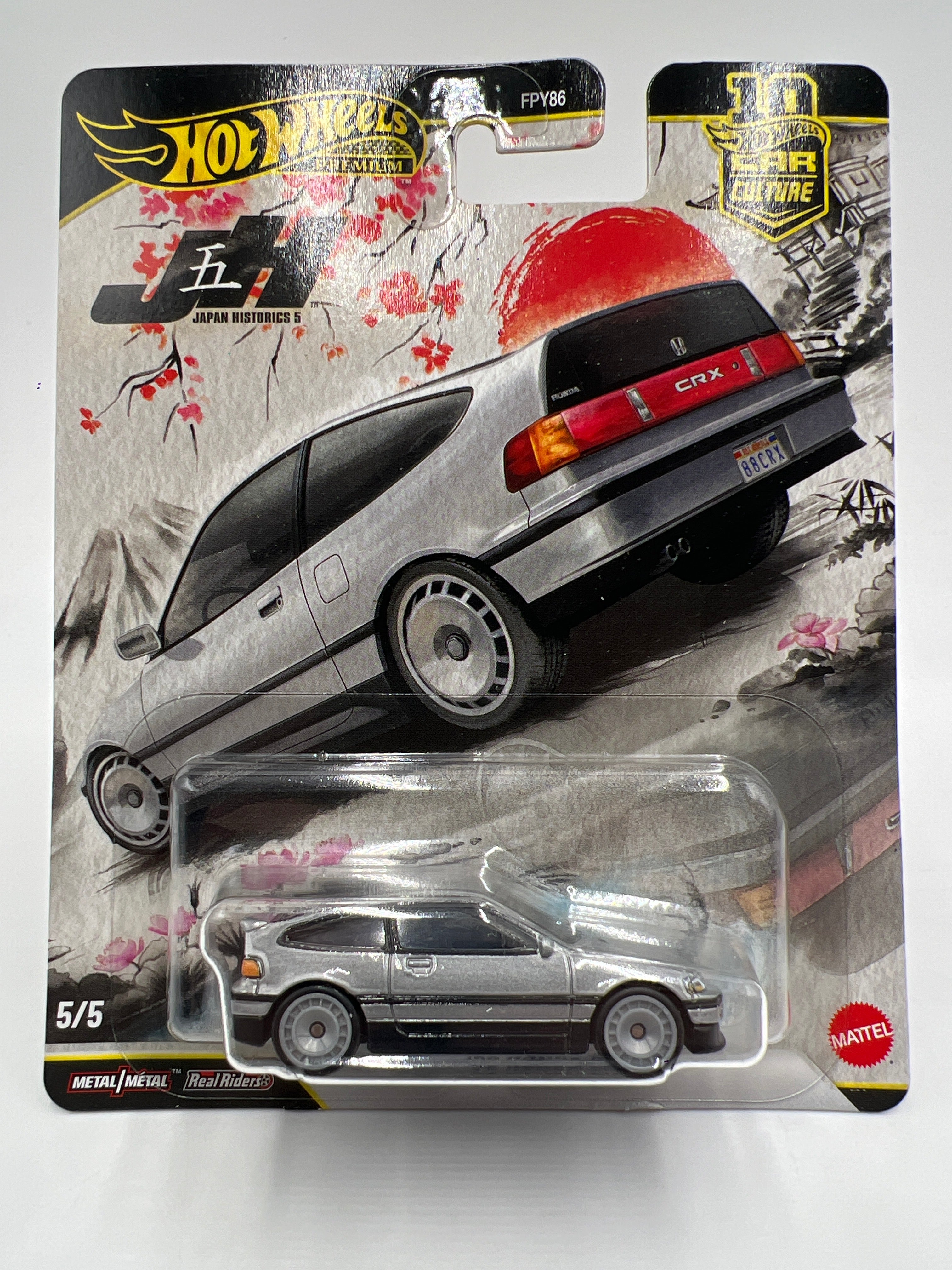 2026 Hot Wheels Premium Japan Historics 5 #5 88 Honda CRX Silver