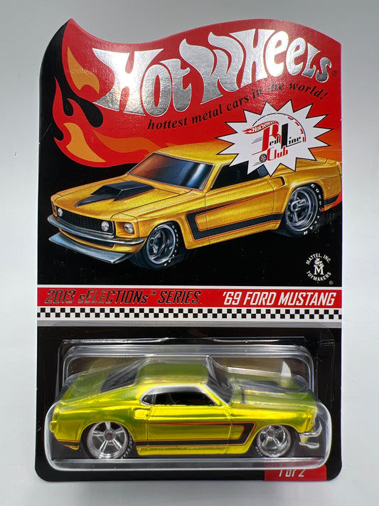 2013 Hot Wheels RLC sELECTIONs Series 69 Ford Mustang W/Protector