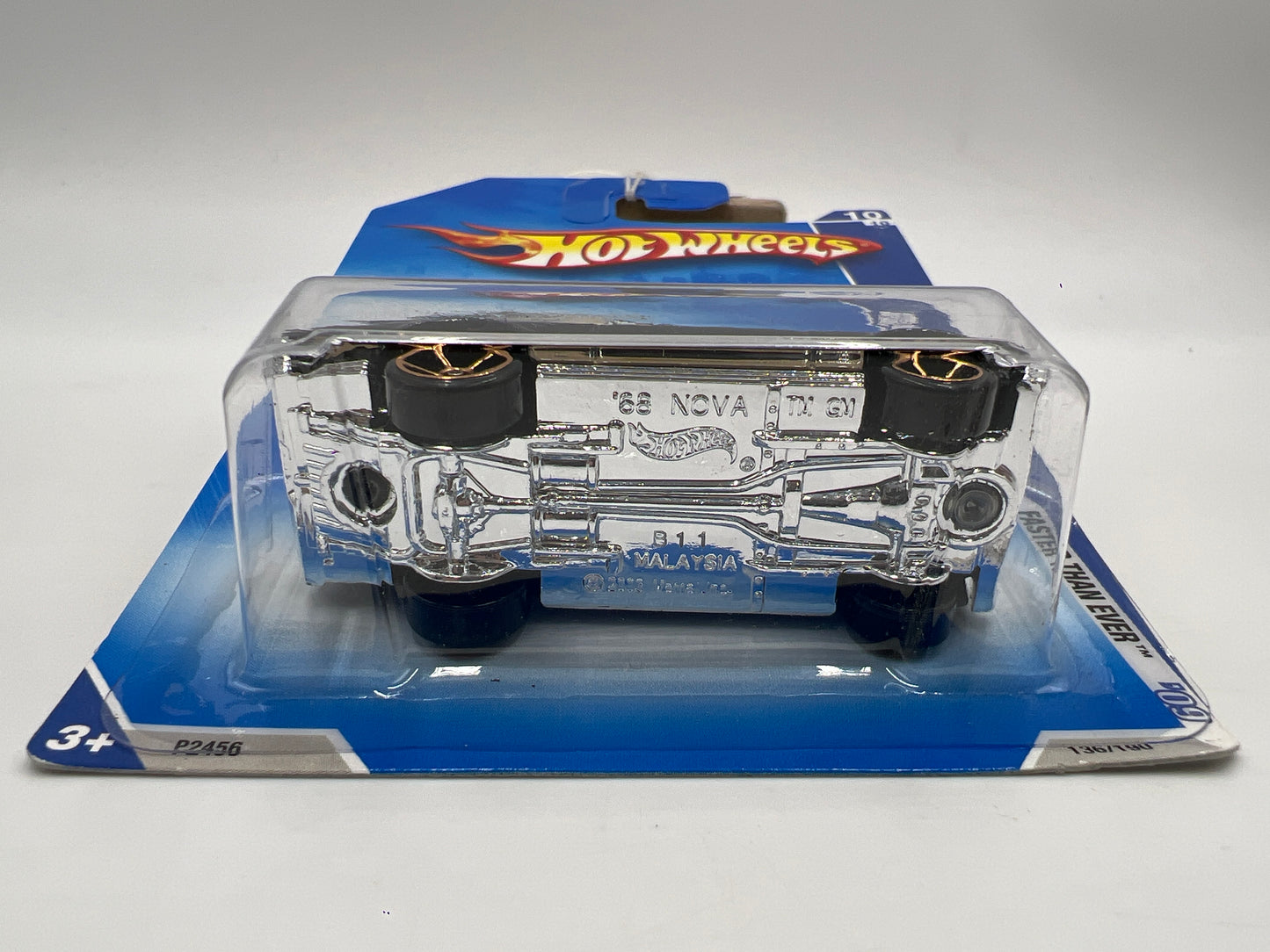 2006 Hot Wheels Faster Than Ever #136 Chevy Nova Black/Gold 16A